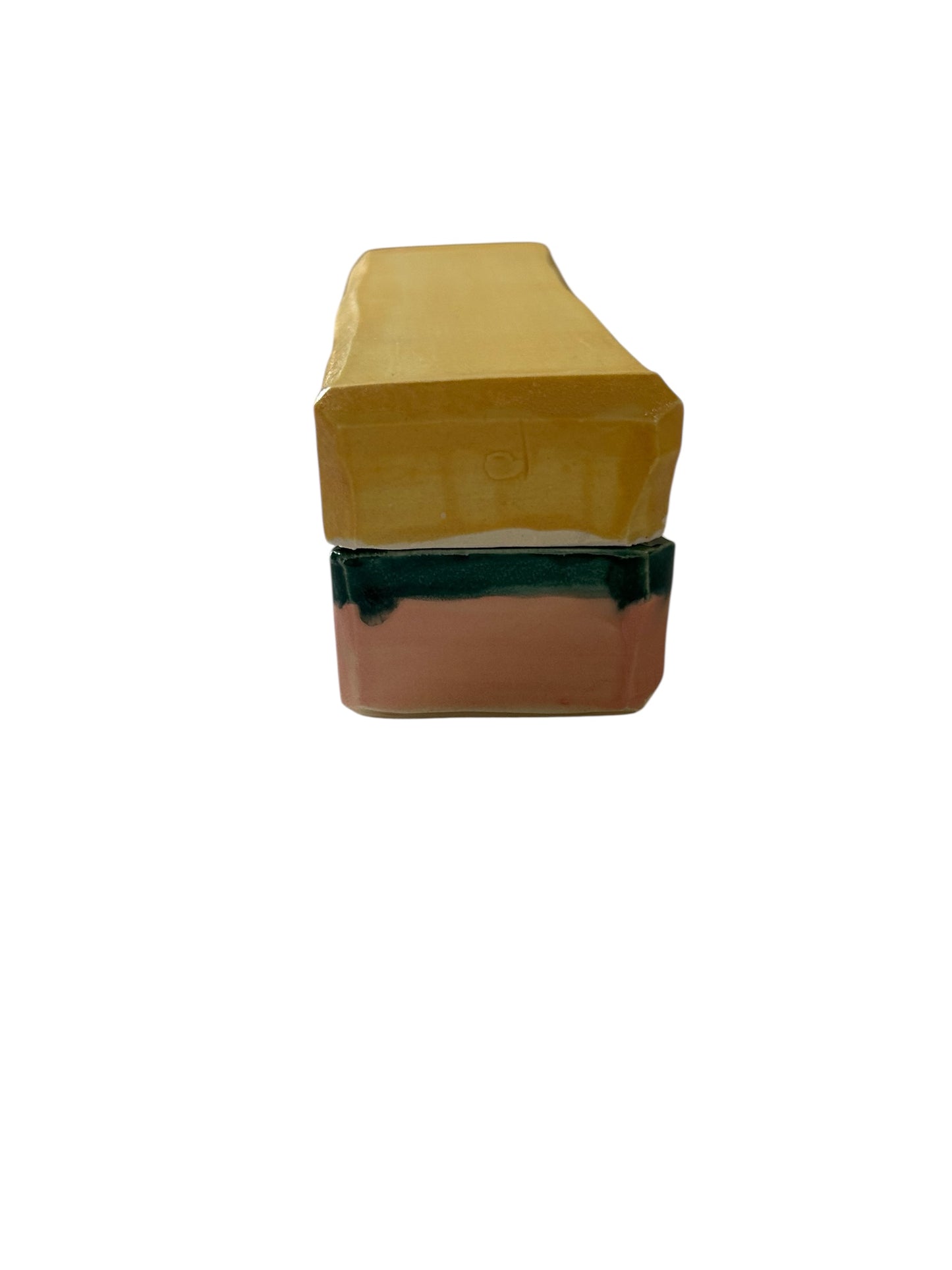Medium Extruded Eyeglasses Storage Box #1 with Blonde Hair and Blue Eyes