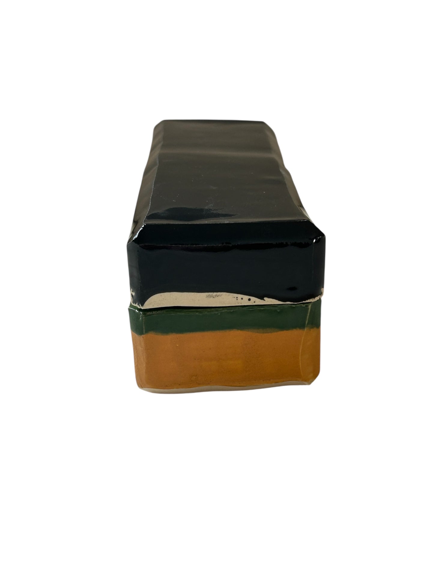 Medium Extruded Eyeglasses Storage Box #2 with Black Hair and Brown Eyes
