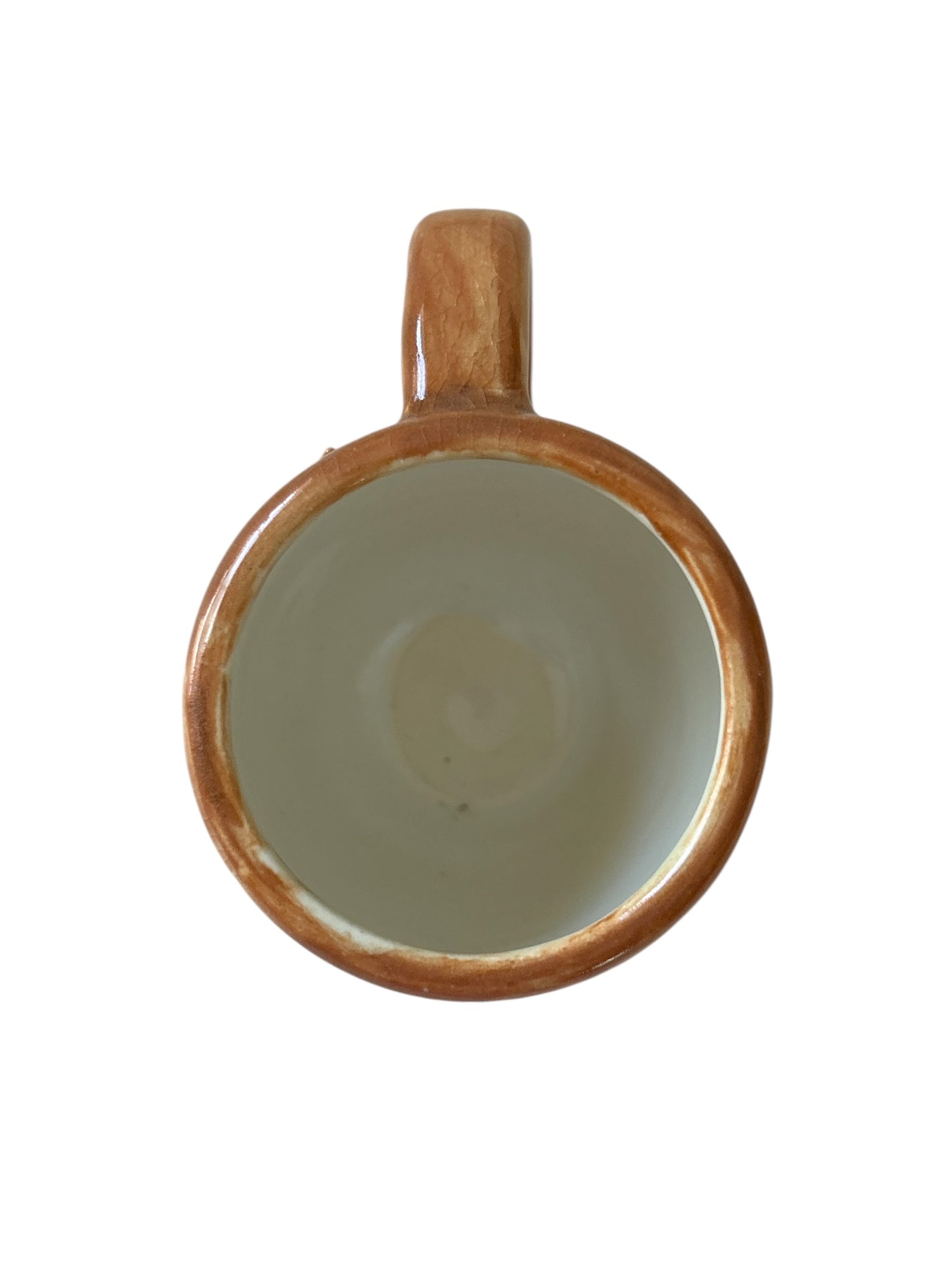 Aztec-Style Slip Trailed Mug #1 with Geometric Designs