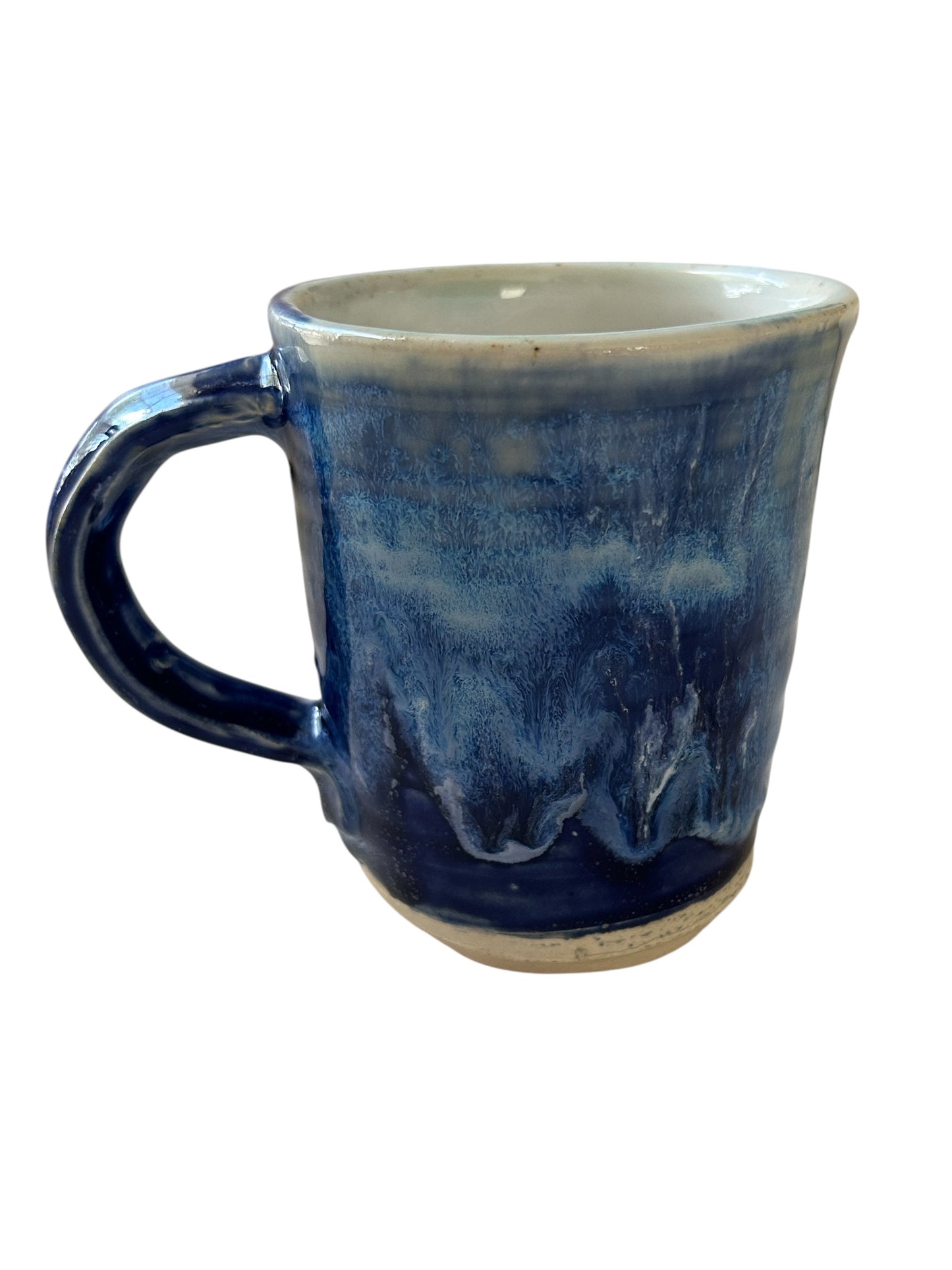Wheel-Thrown Mug #55 in Aspen Blue
