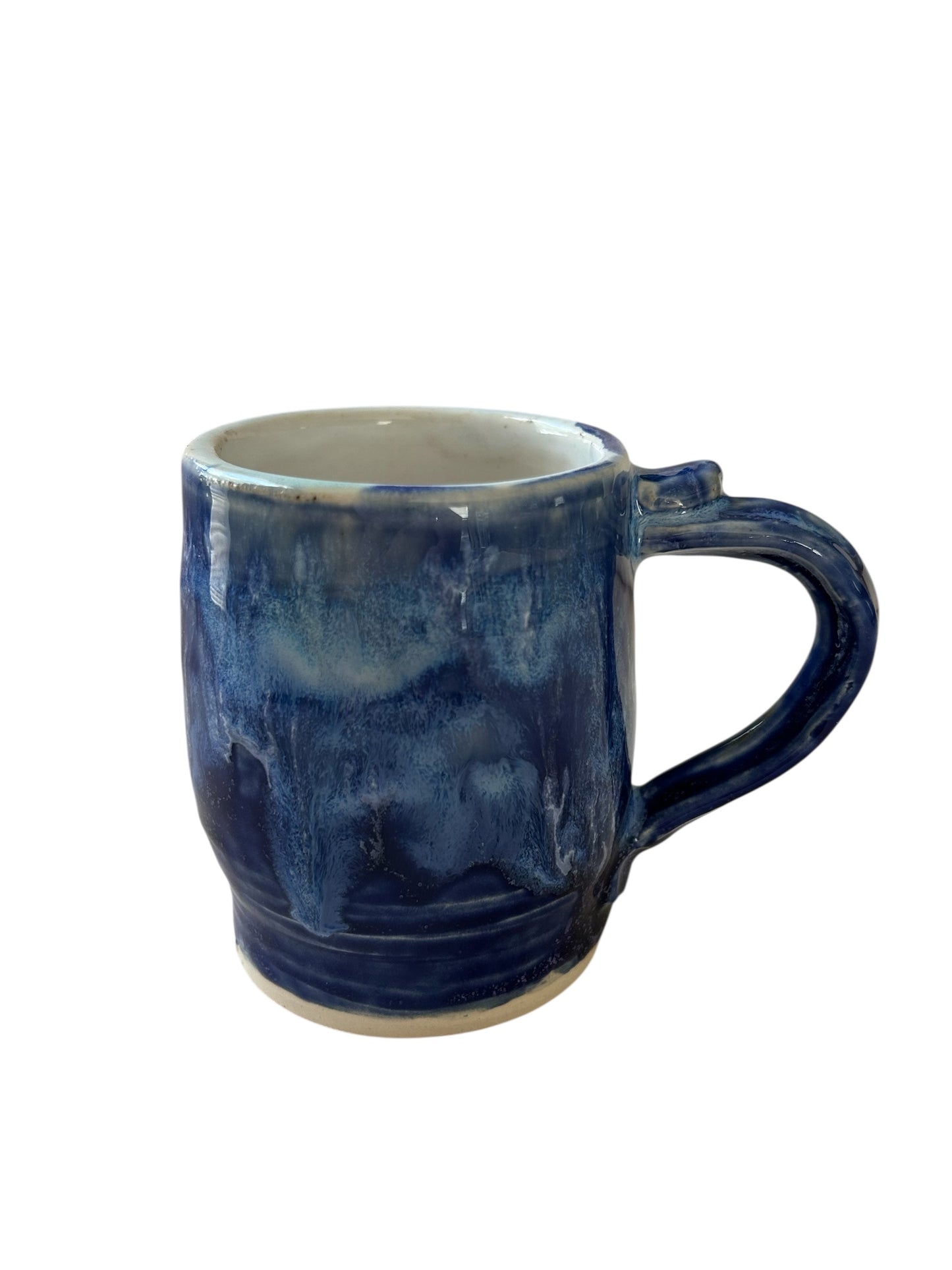 Wheel-Thrown Mug #56 in Aspen Blue