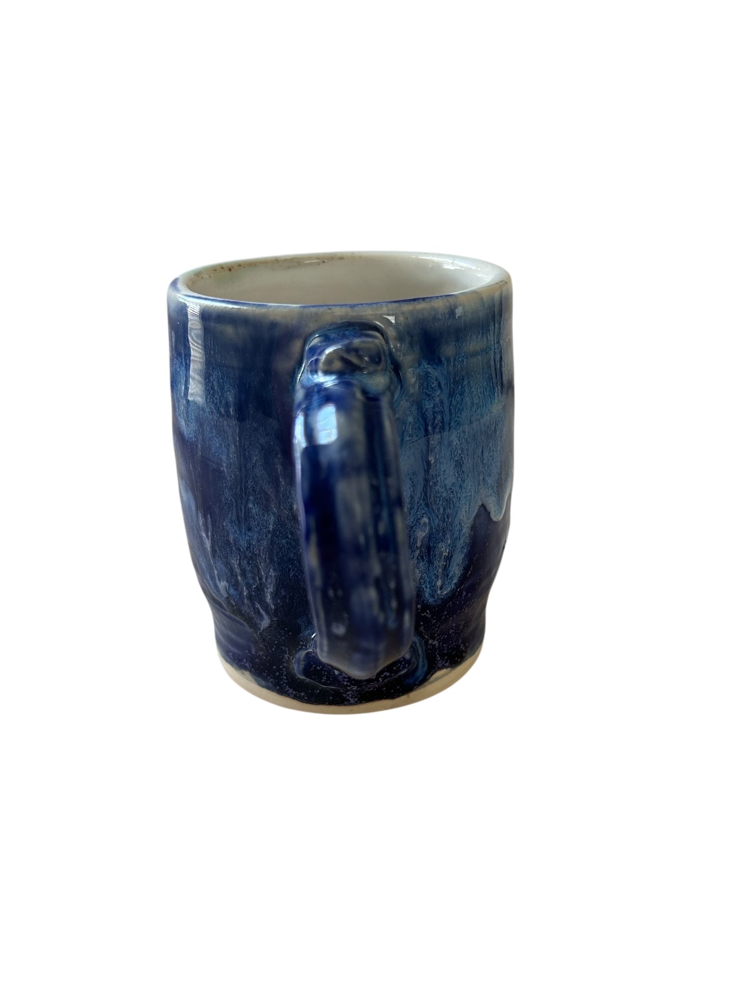 Wheel-Thrown Mug #56 in Aspen Blue