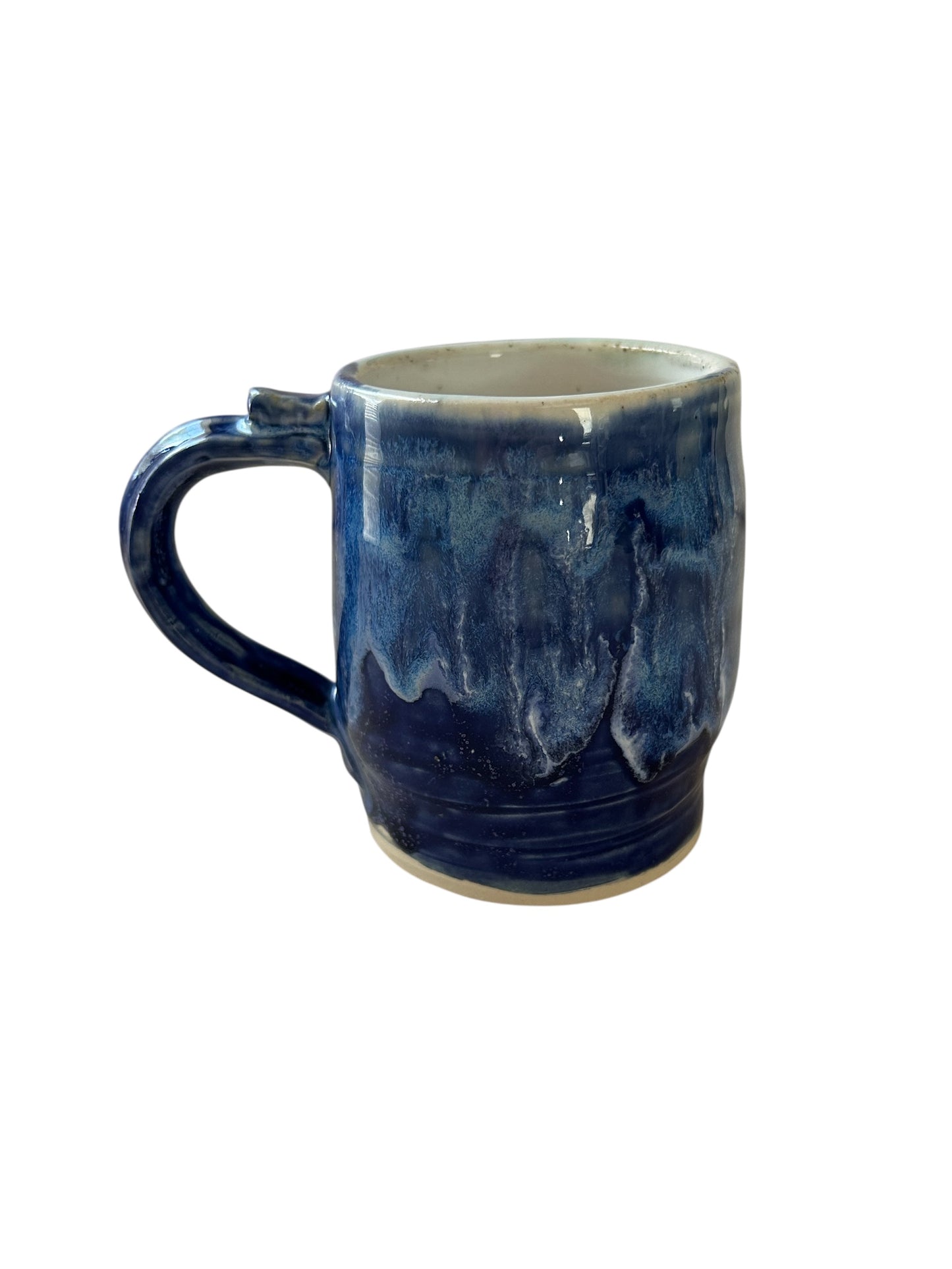 Wheel-Thrown Mug #56 in Aspen Blue