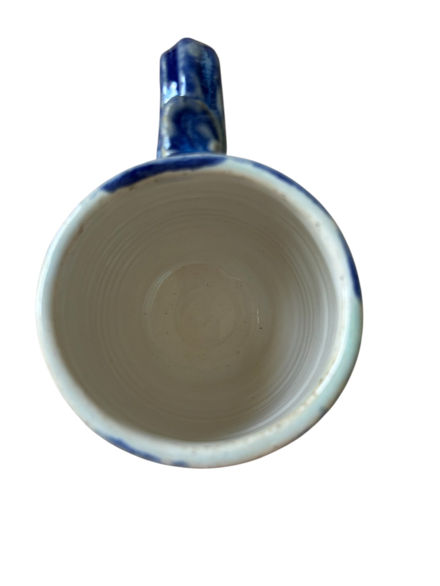 Wheel-Thrown Mug #56 in Aspen Blue