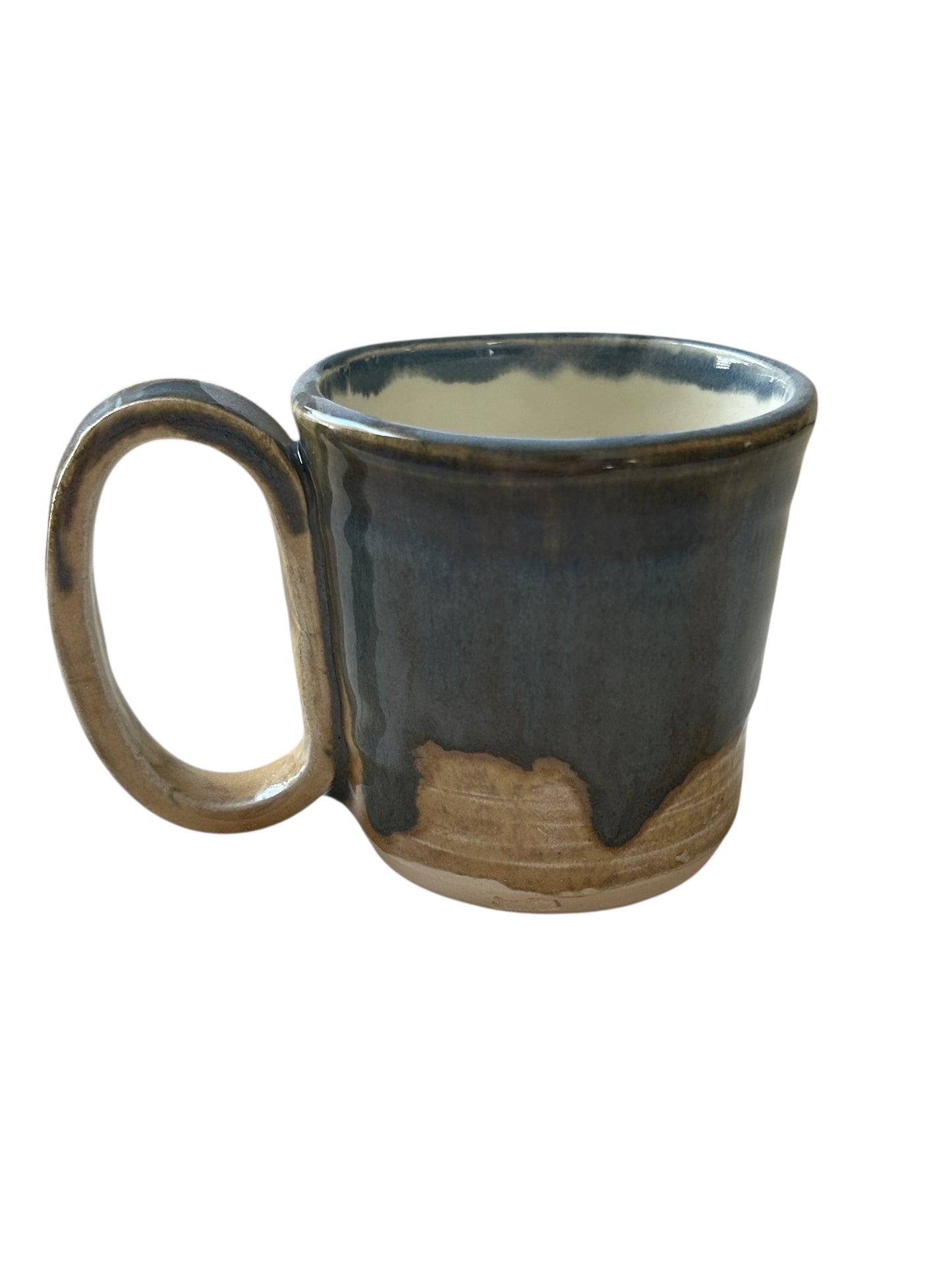 Wheel-Thrown Sea and Sand Mug #5