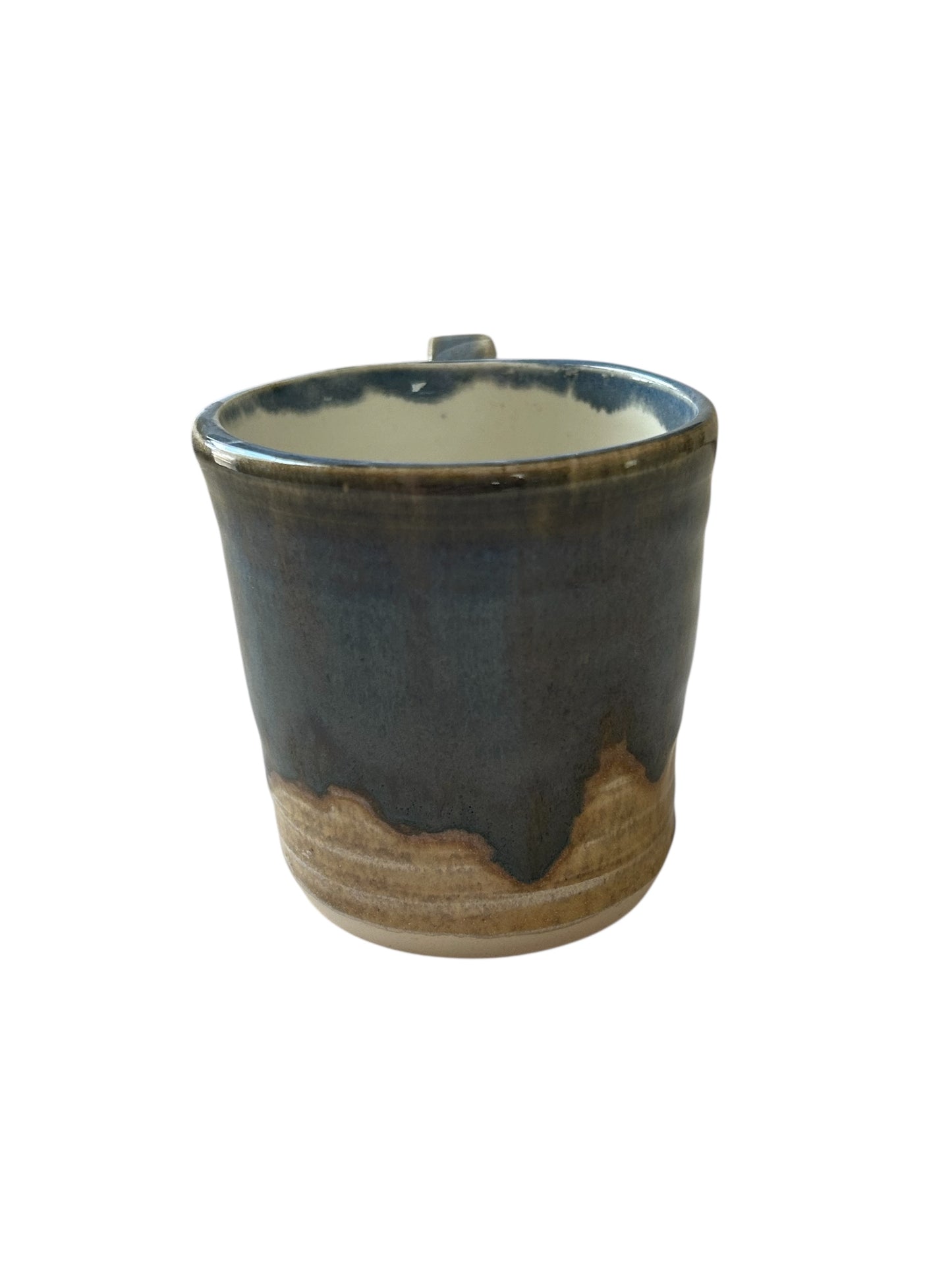Wheel-Thrown Sea and Sand Mug #5