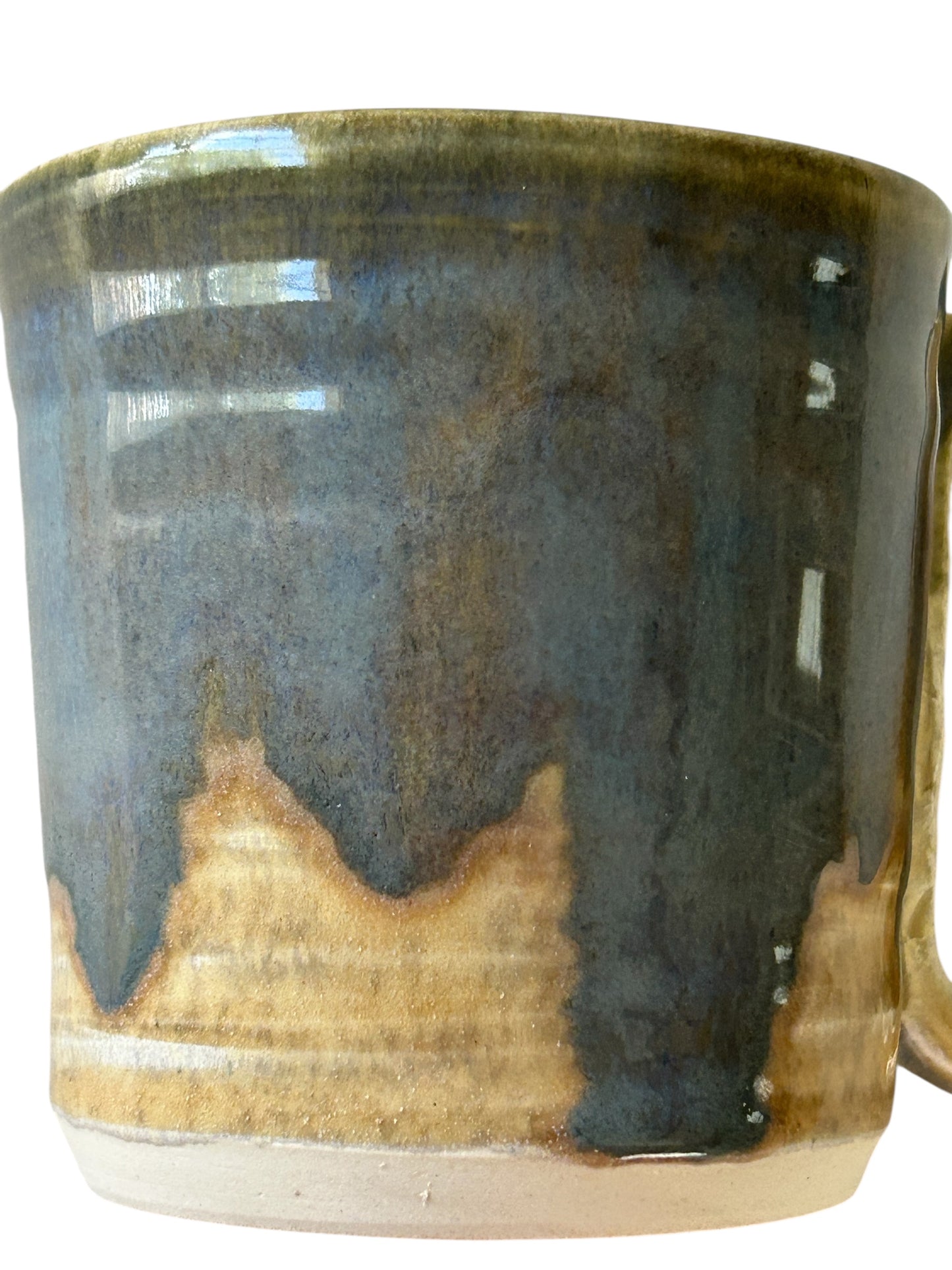 Wheel-Thrown Sea and Sand Mug #5