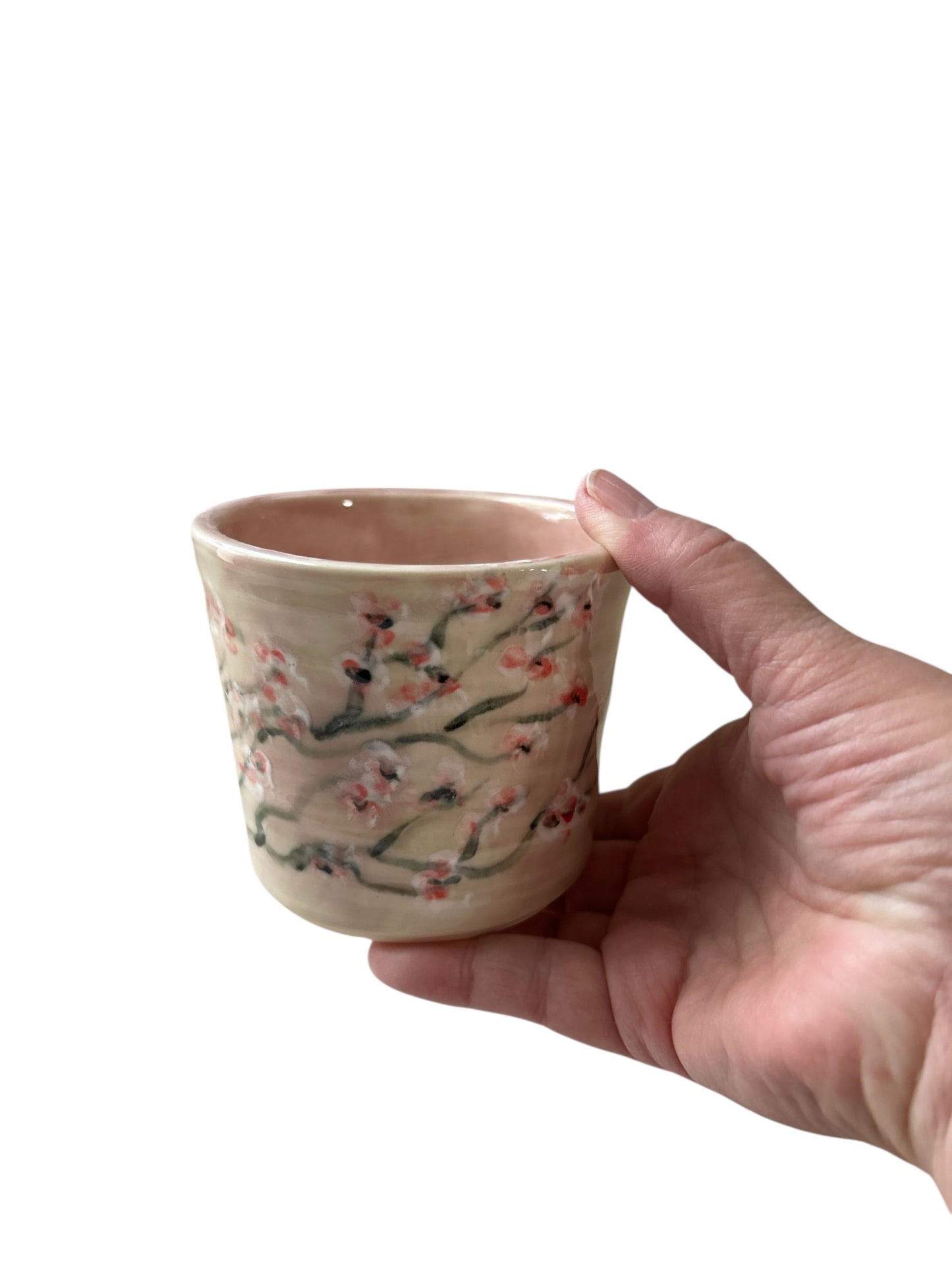Complete Japanese-Style Dinnerware Set for One #41 with Cherry Blossom Designs