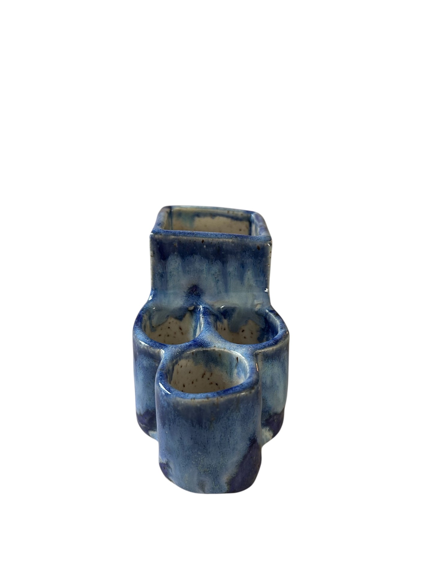 Extruded Toothbrush and Toothpaste Holder #1 in Aspen Blue