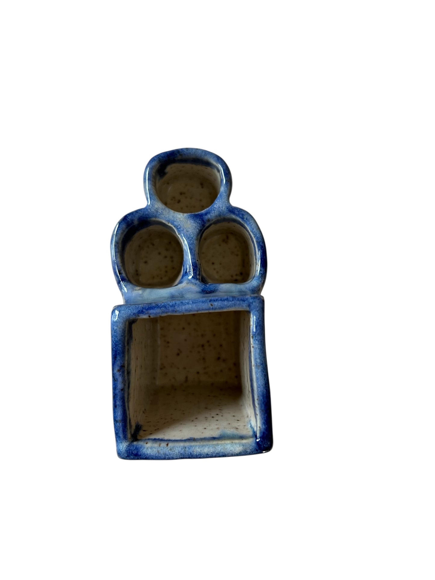 Extruded Toothbrush and Toothpaste Holder #1 in Aspen Blue