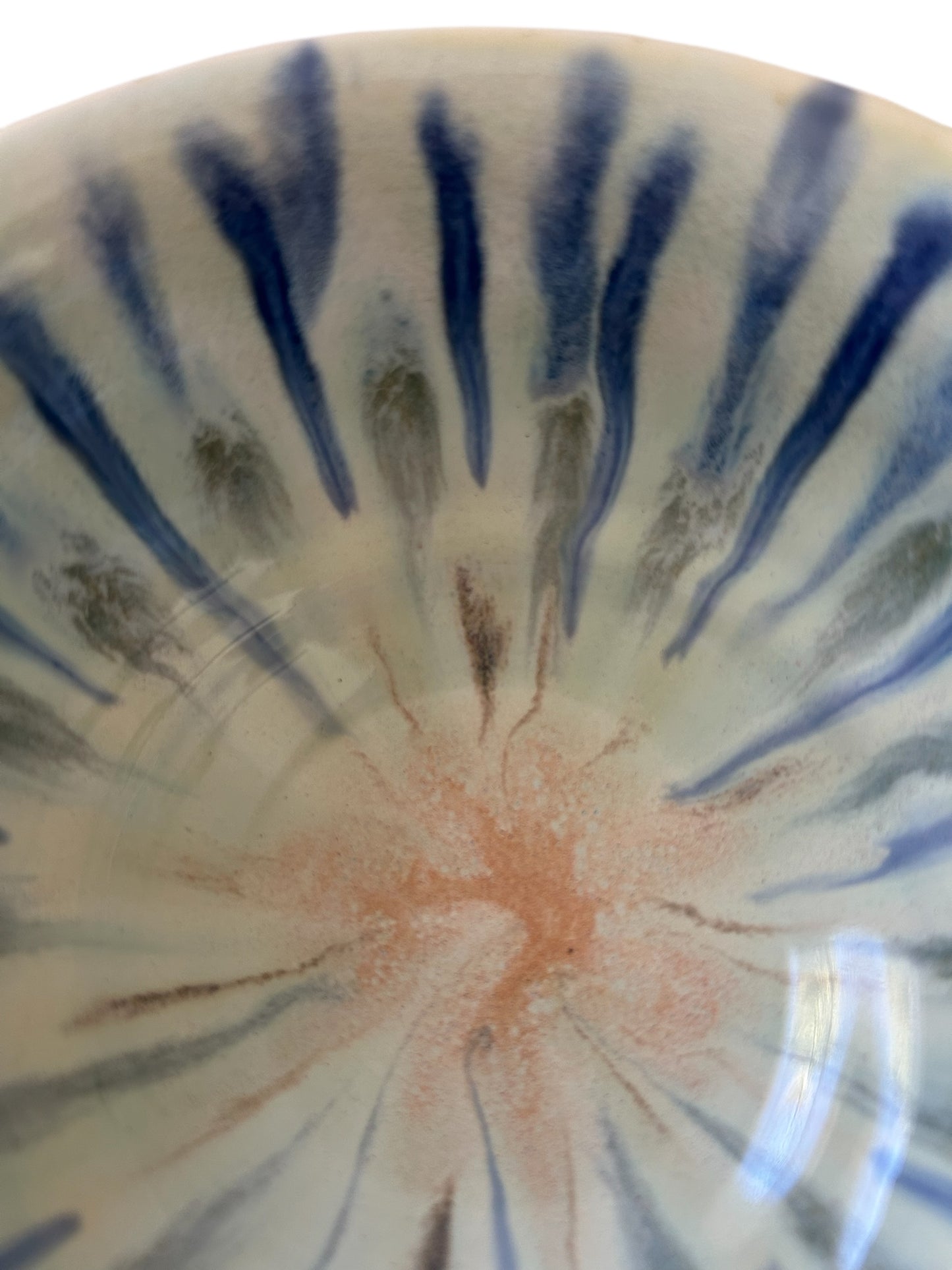 Small Wheel-Thrown General-Purpose Bowl #21 with Peacock Glaze