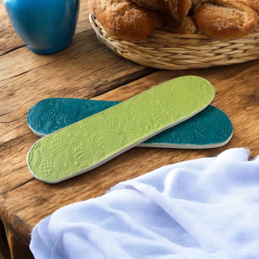 Bread Warmer #3 for Loaves in Pear Green or Teal Blue