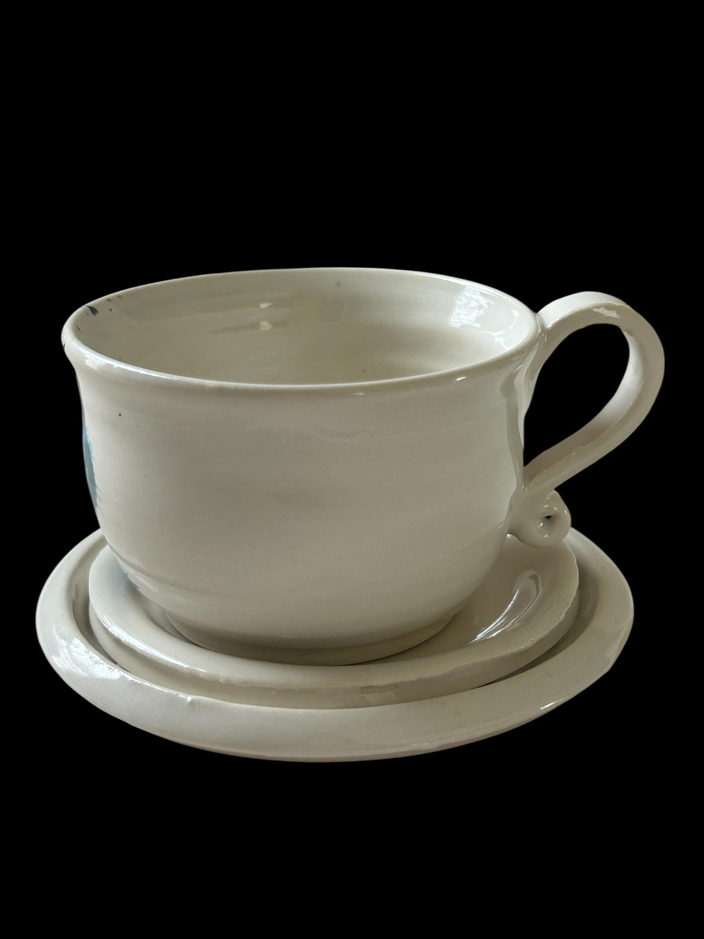 Cheshire Cat Tea Cup #2 with Ceramic Decal
