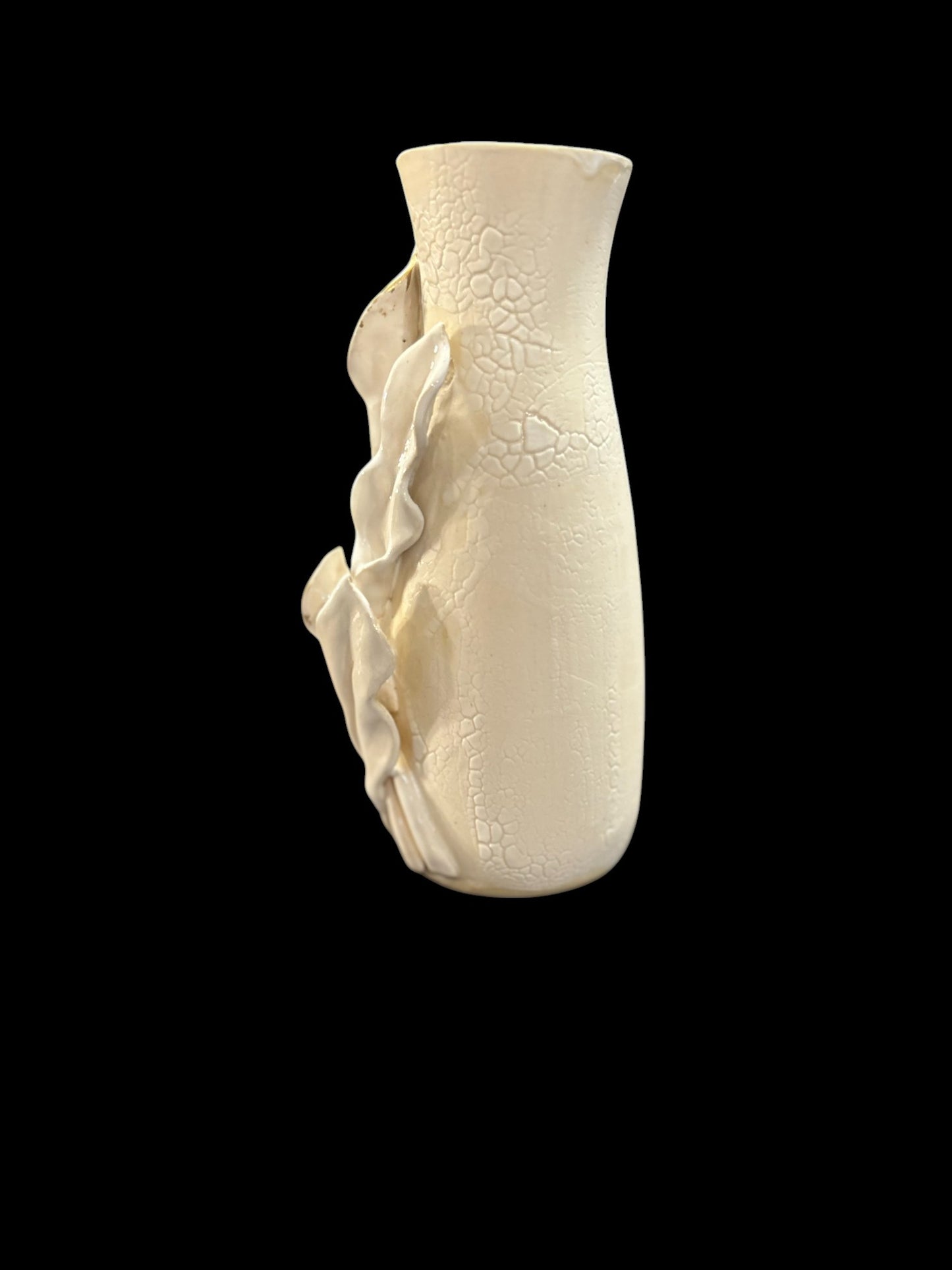 Calla Lily Slip Casted Sculpture Vase 7"