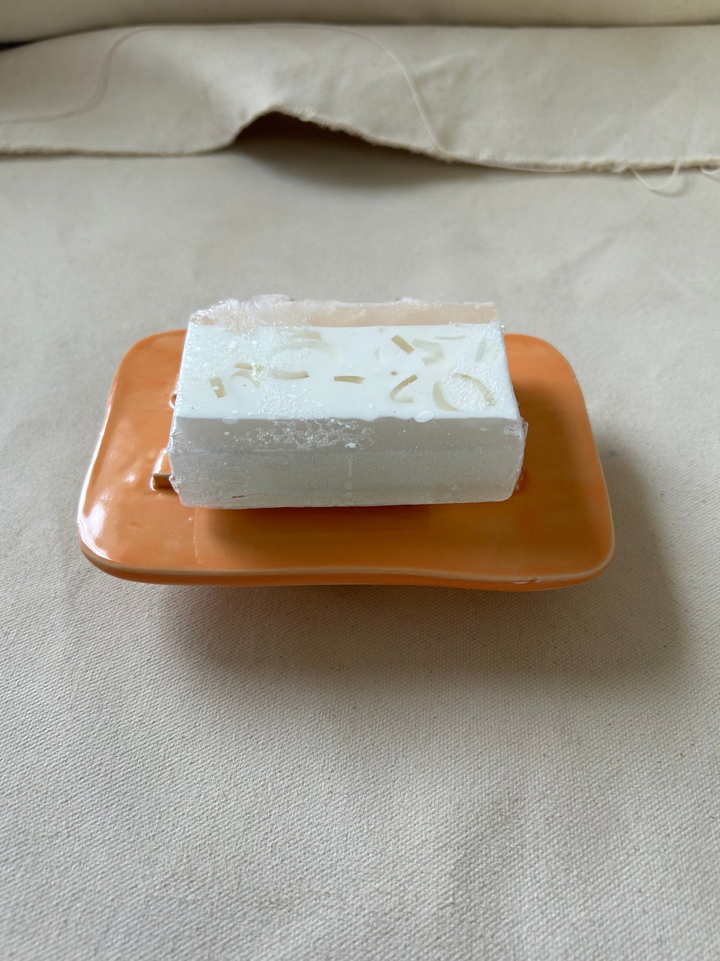 Pedestal Soap Dish #56 in Tangelo Orange