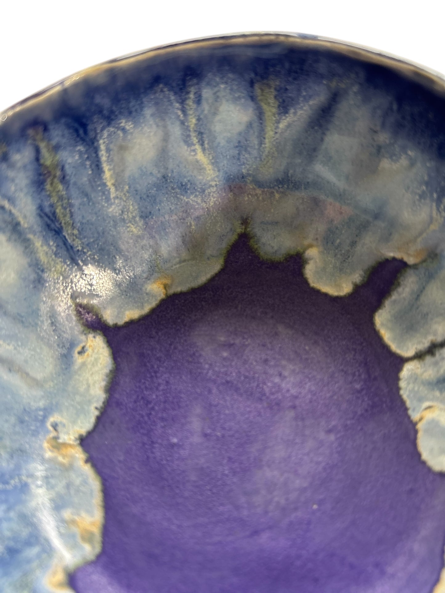 Small 5" Slip Cast Snack Bowl #87 in Aspen Blue