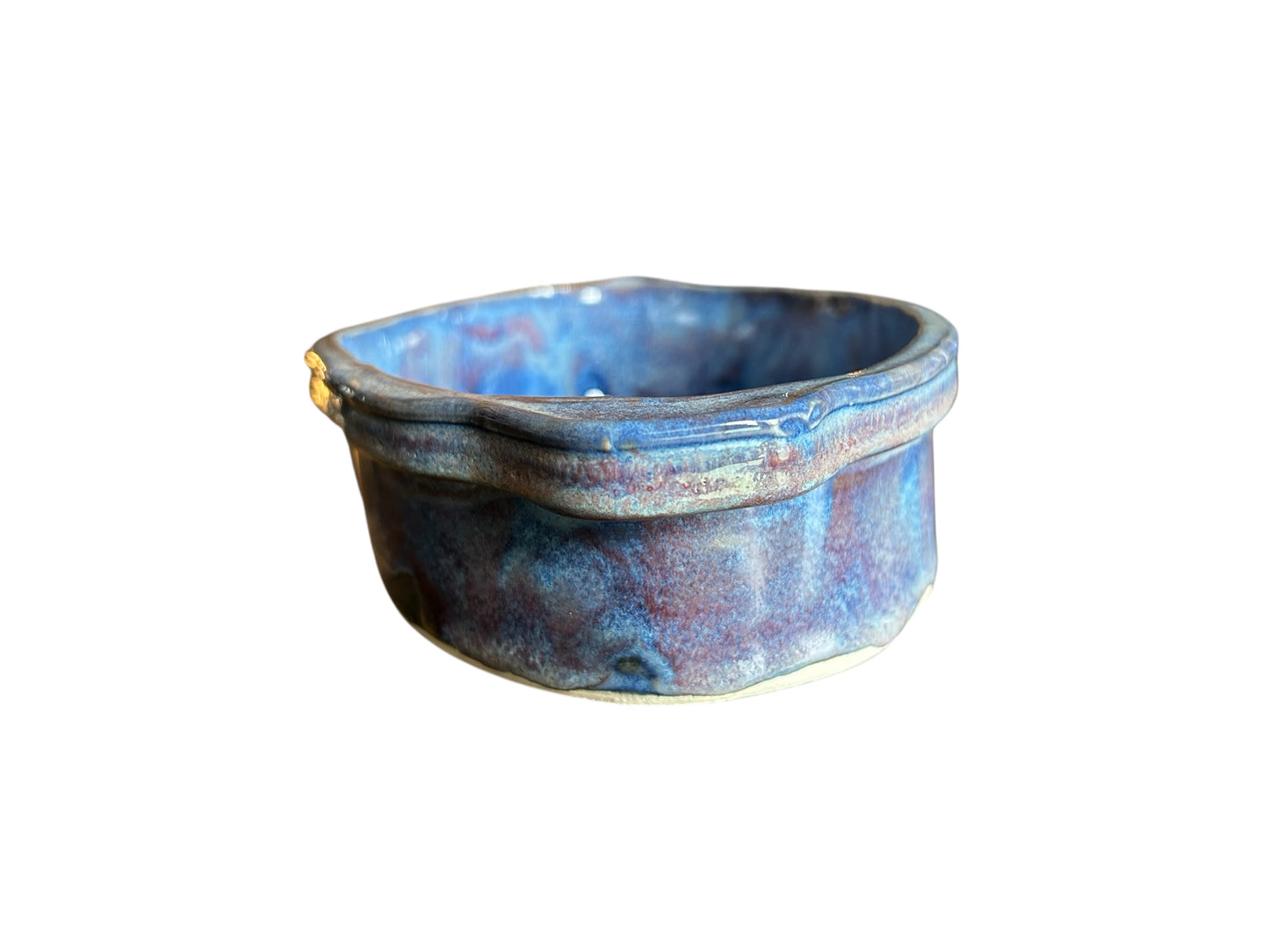 Oval Extruded Casserole #1 with Handles in Vivid Blue