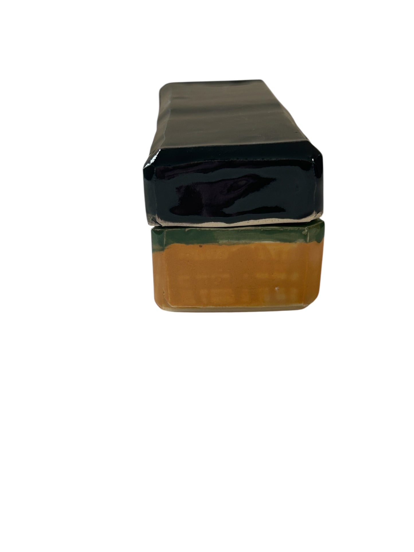 Medium Extruded Eyeglasses Storage Box #2 with Black Hair and Brown Eyes