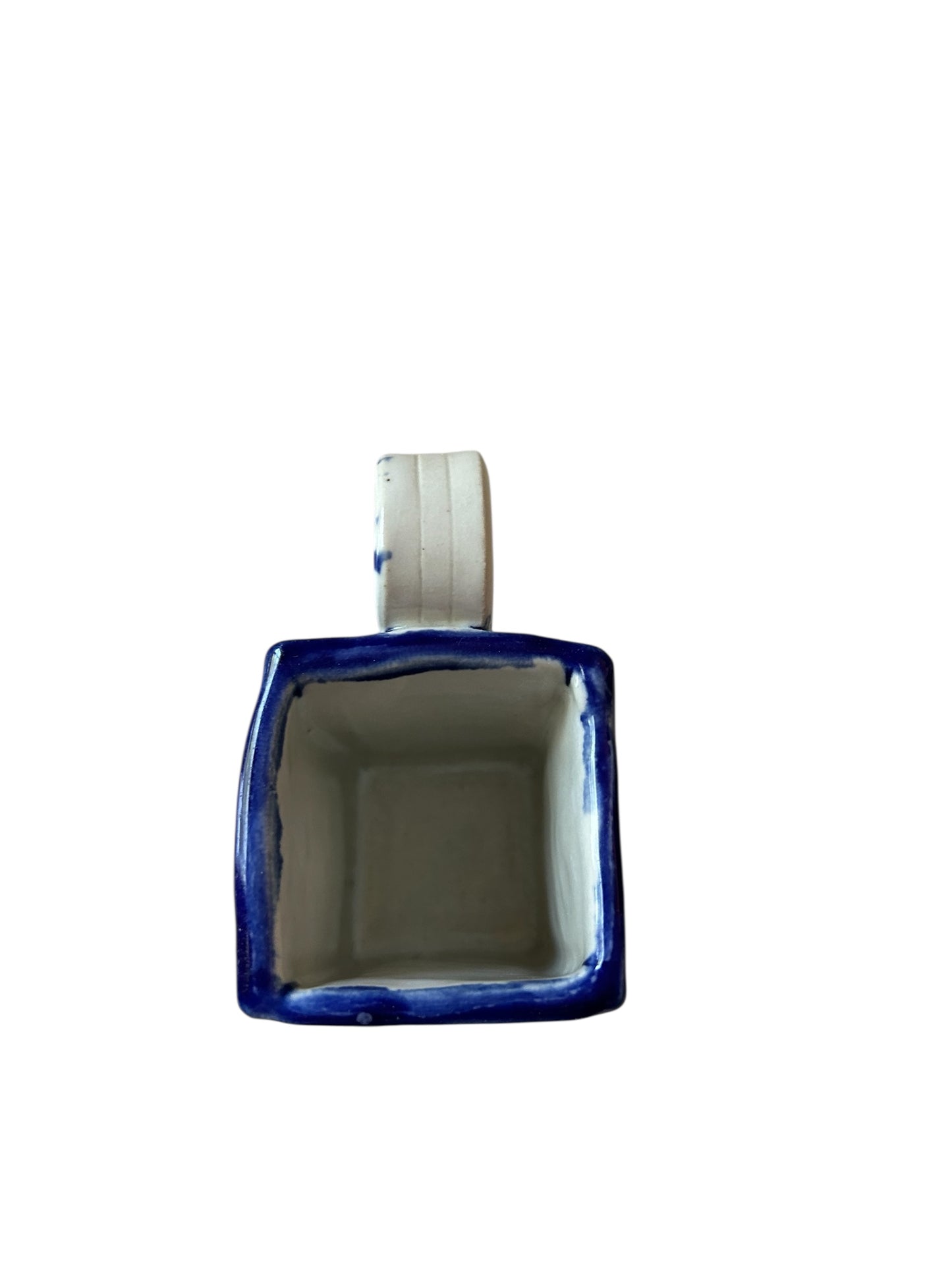 Cattails Complete Square Dinnerware Set #10 in Cobalt Blue