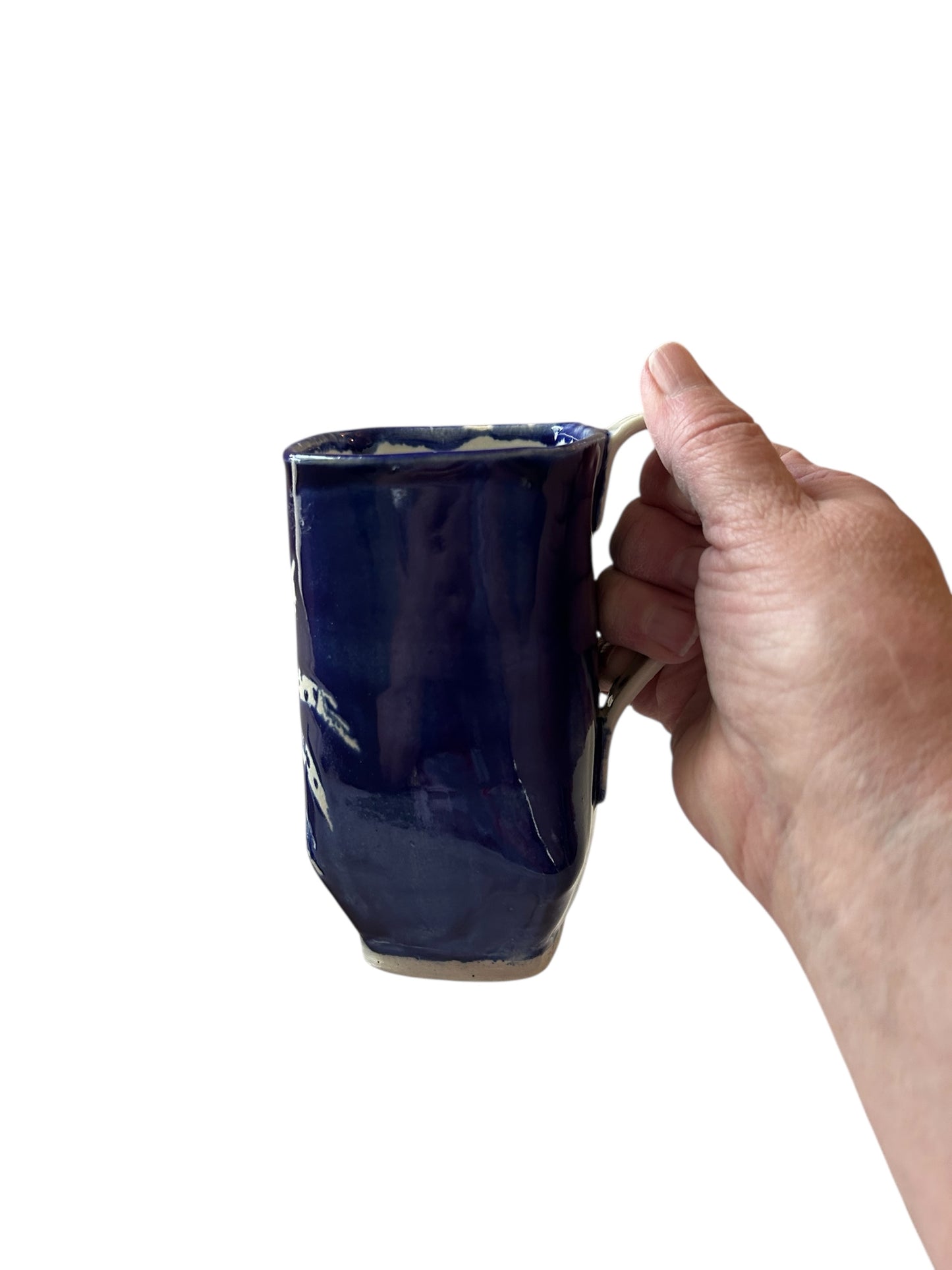 Cattails Complete Square Dinnerware Set #10 in Cobalt Blue