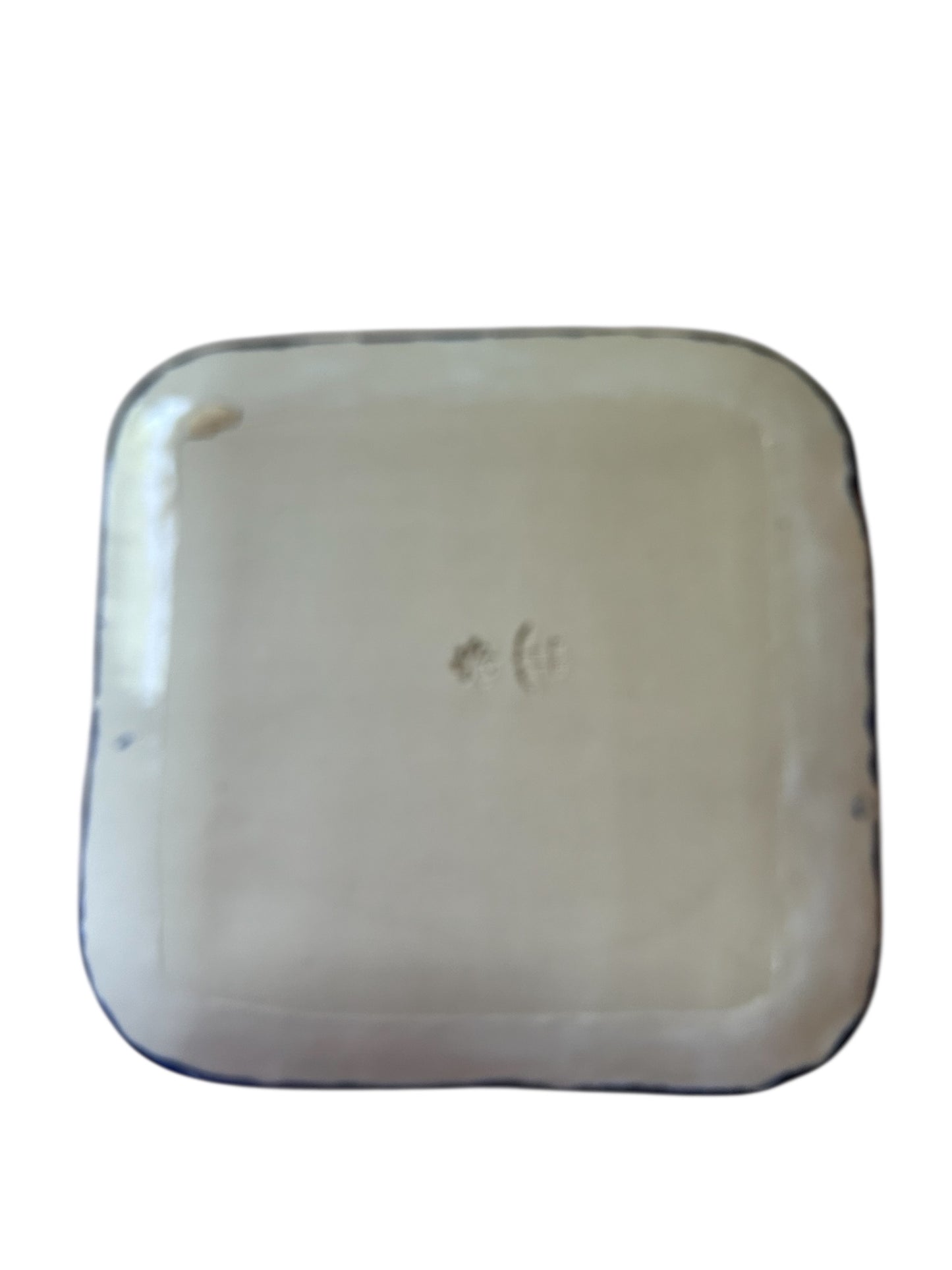 Cattails Complete Square Dinnerware Set #10 in Cobalt Blue