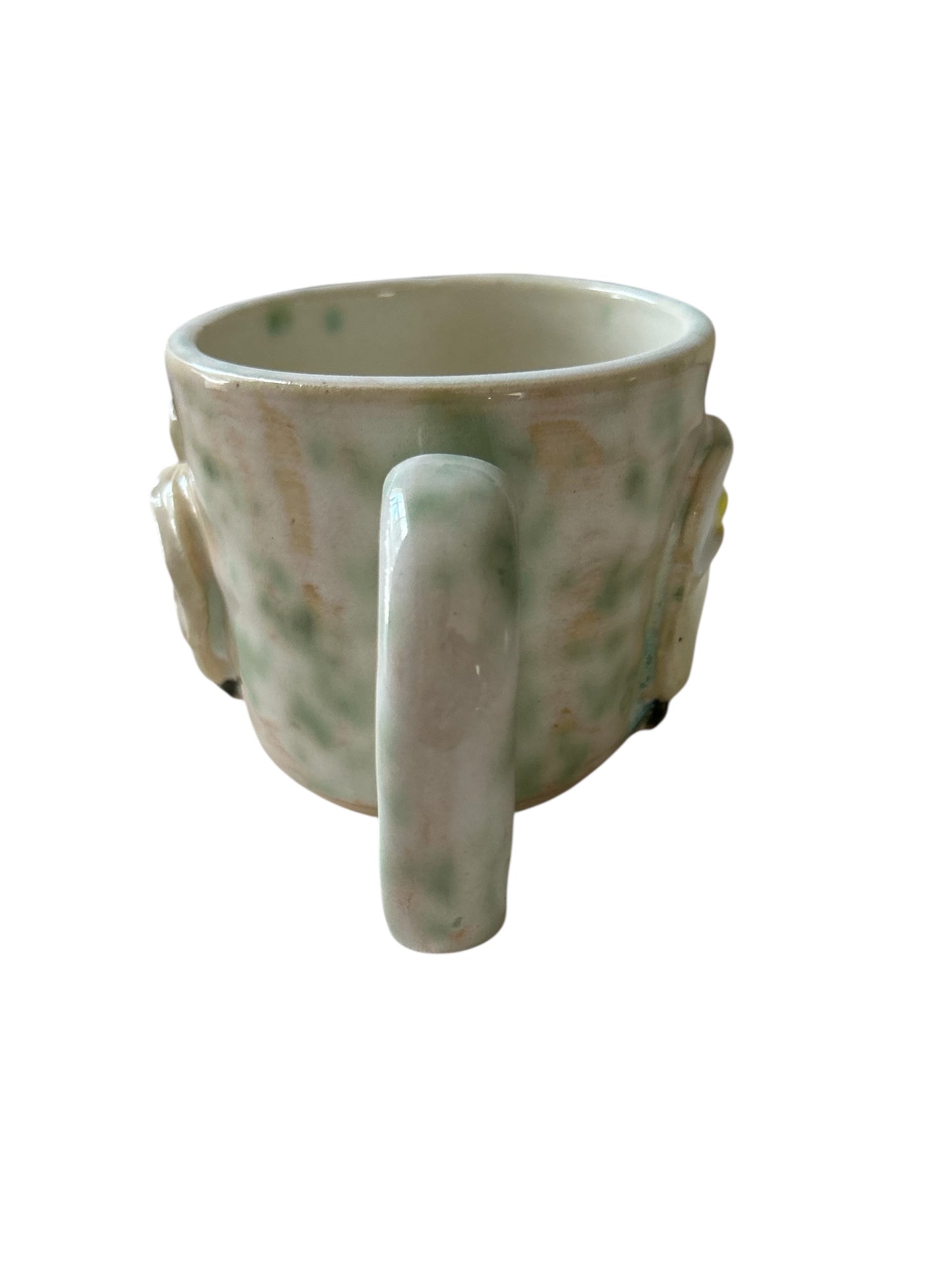 Sprigged Mug #24 with White Calla Lilies