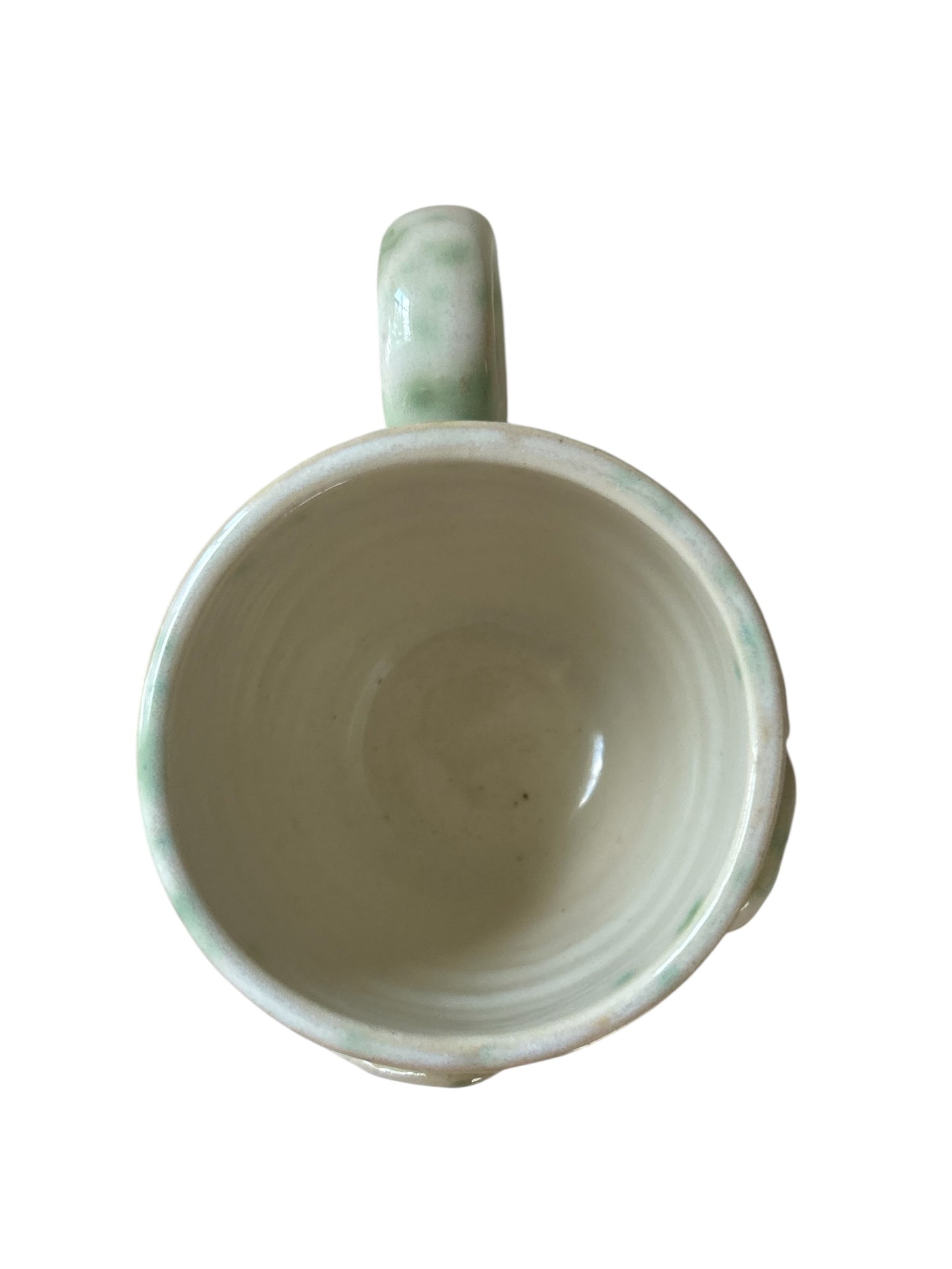 Sprigged Mug #24 with White Calla Lilies