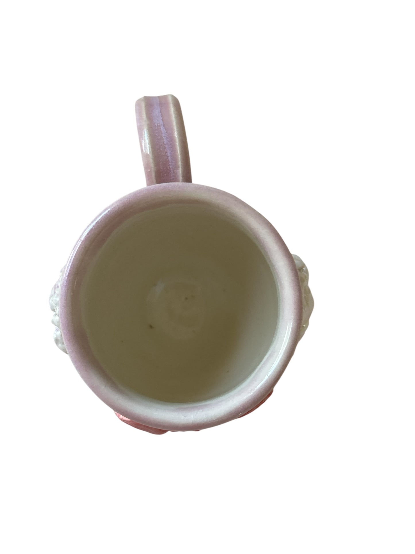 Sprigged Mug #26 with White Iris and Carnation