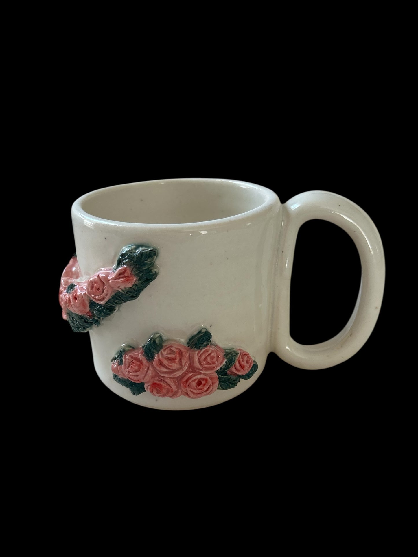 Sprigged Mug #27 with Pink Roses