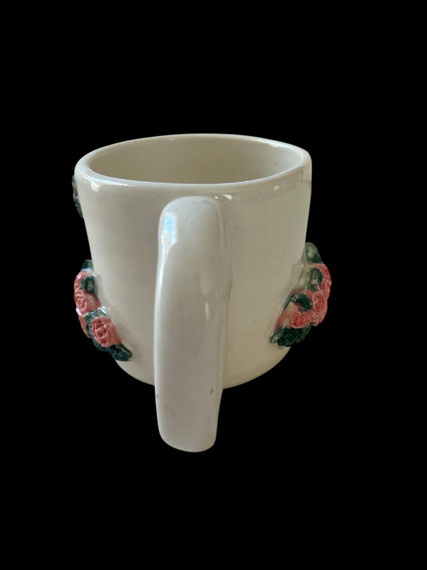Sprigged Mug #27 with Pink Roses