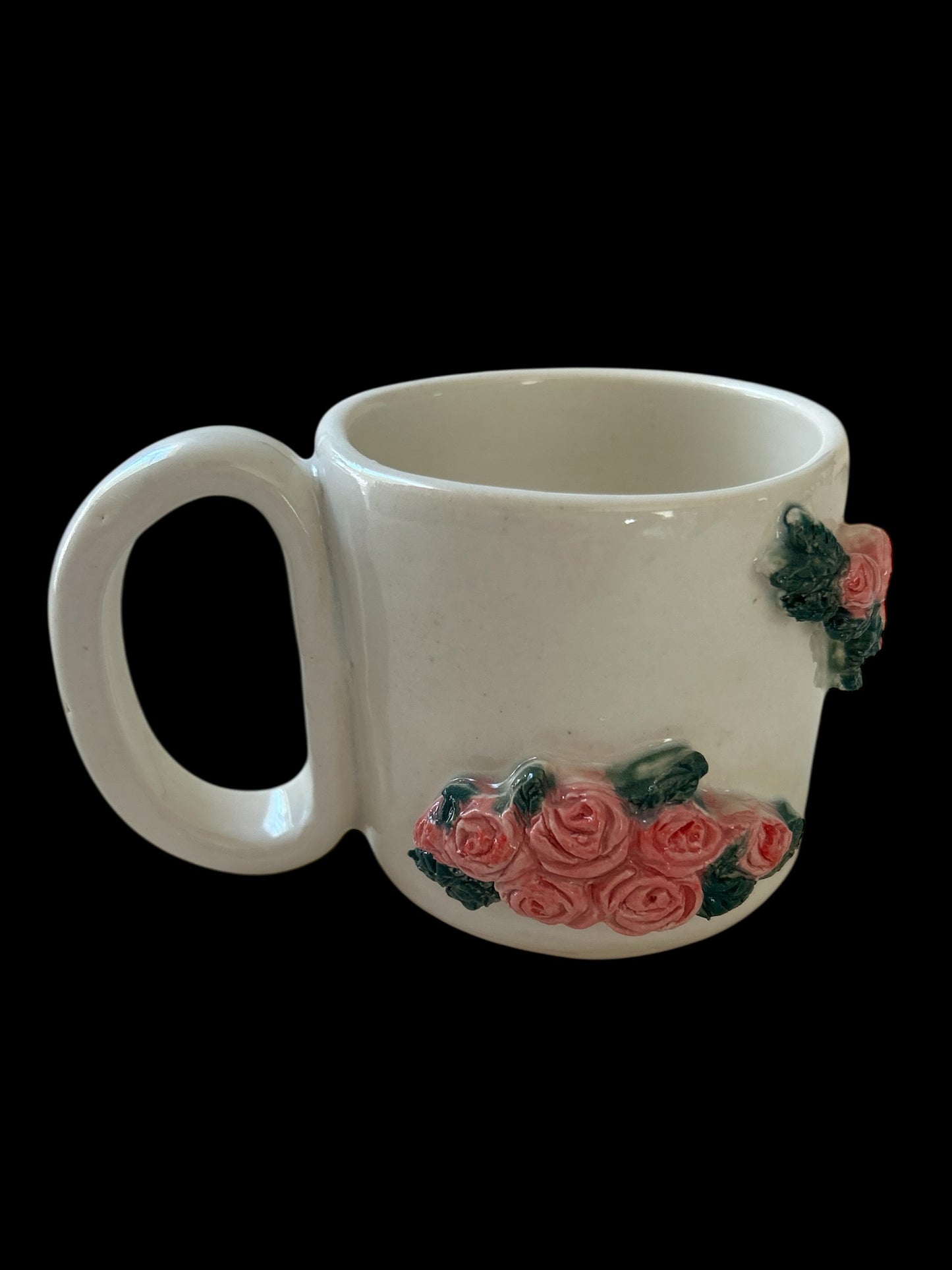 Sprigged Mug #27 with Pink Roses