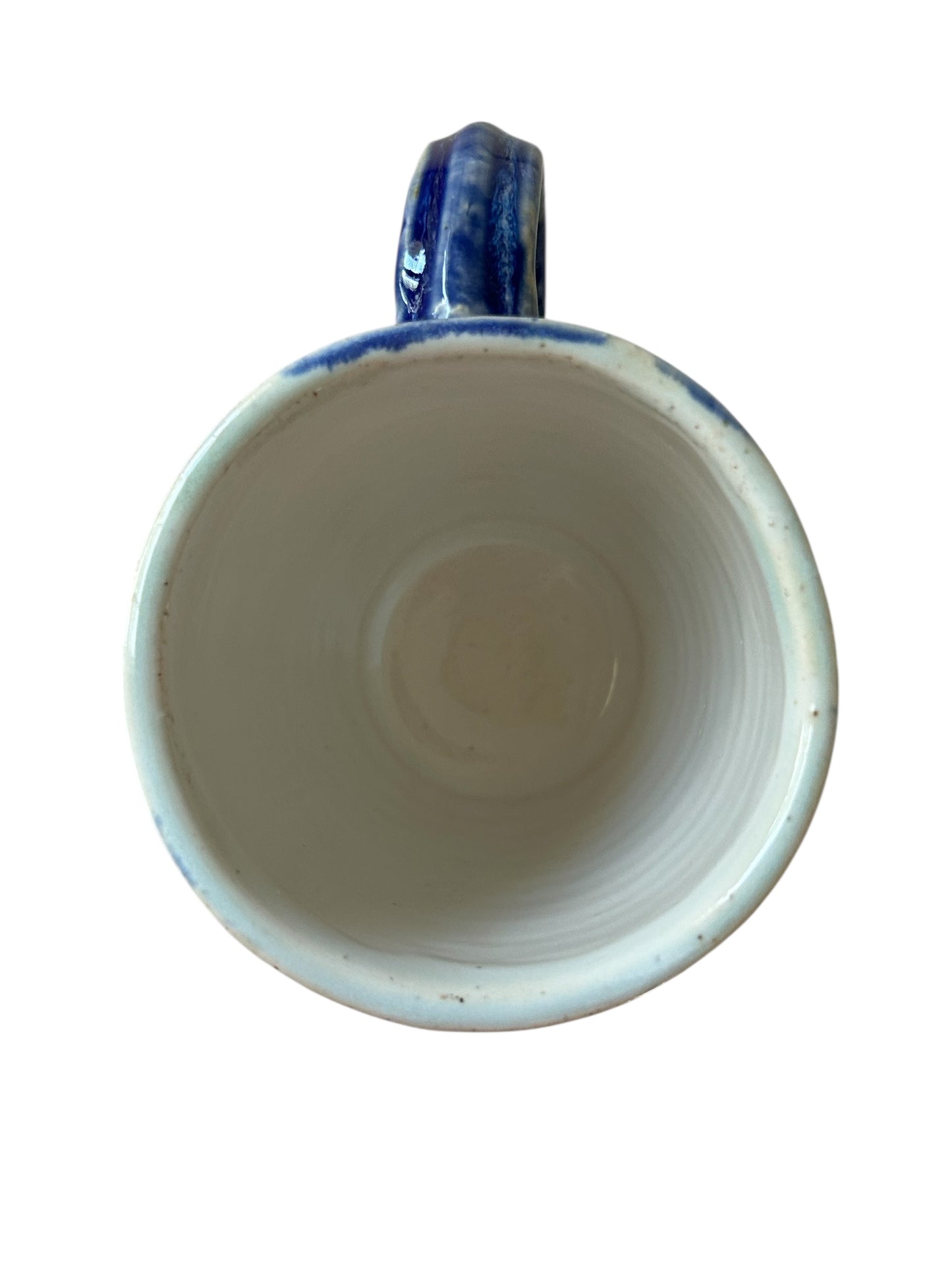 Wheel-Thrown Mug #55 in Aspen Blue
