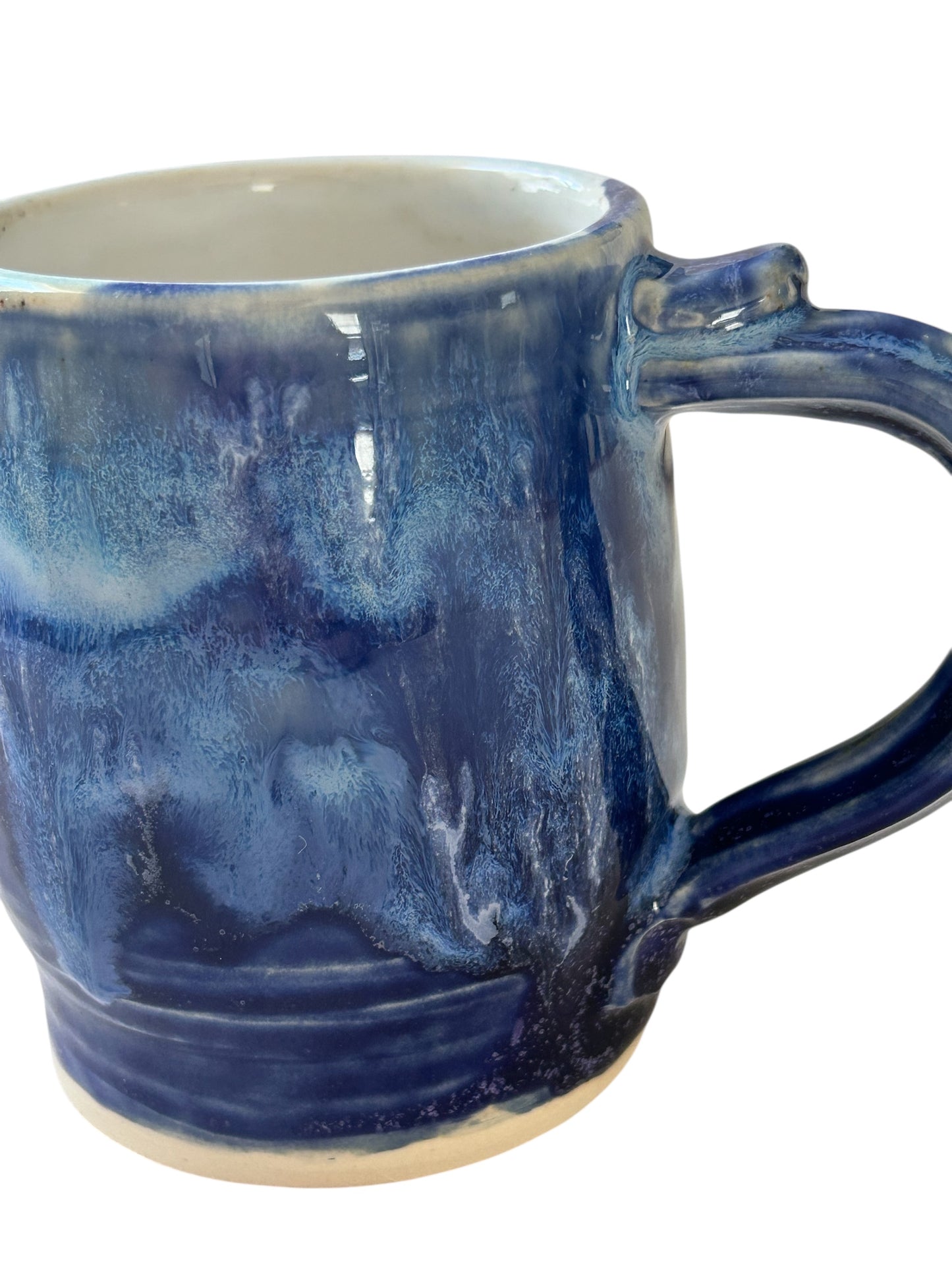 Wheel-Thrown Mug #56 in Aspen Blue