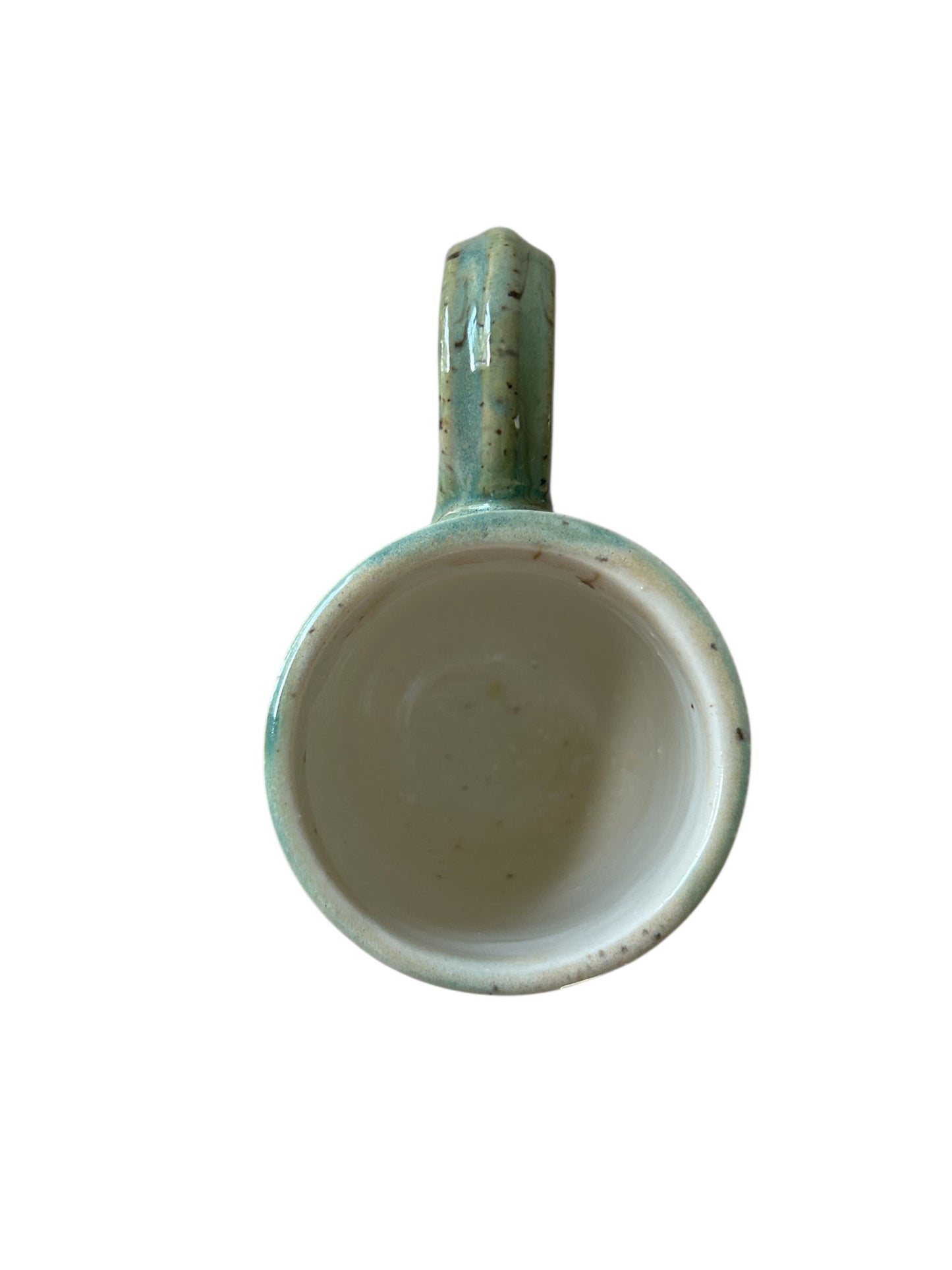 Wheel-Thrown Mug #76 in Aspen Green