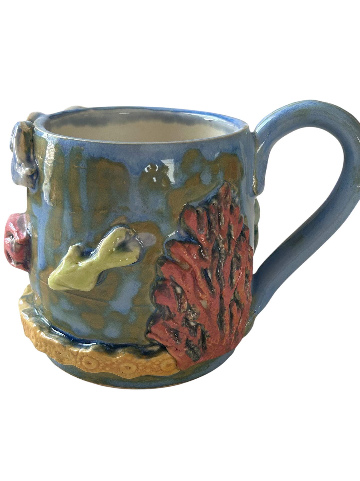 Sculpture Mug #2 with Kissing Fish and Coral