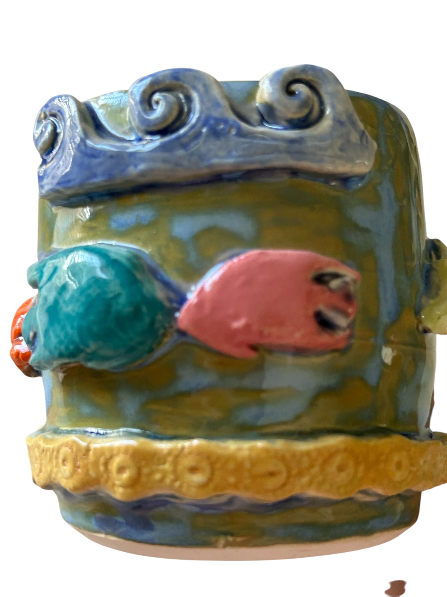Sculpture Mug #2 with Kissing Fish and Coral