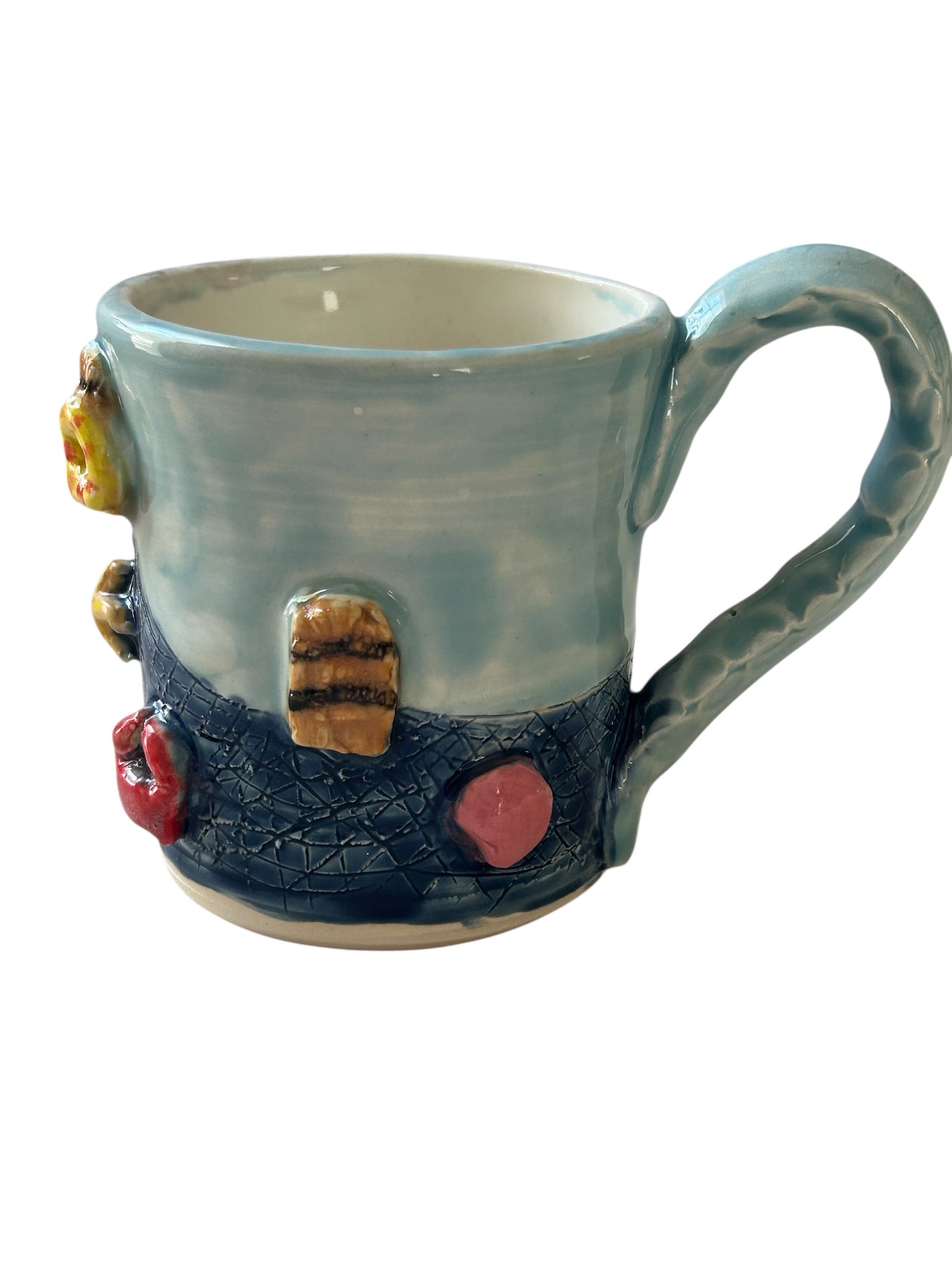 Sculpture Mug #4 with Fresh Catch Design