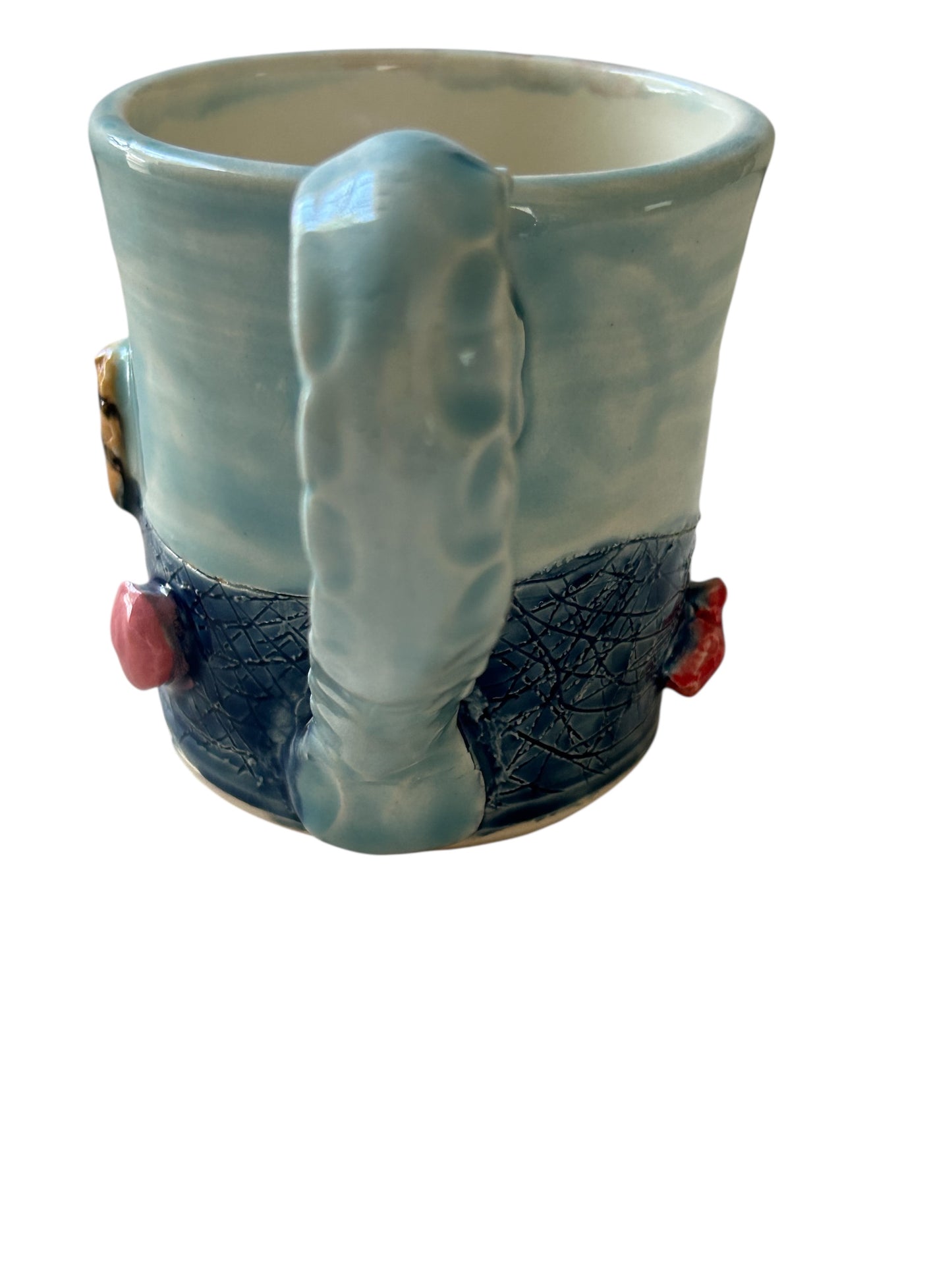 Sculpture Mug #4 with Fresh Catch Design