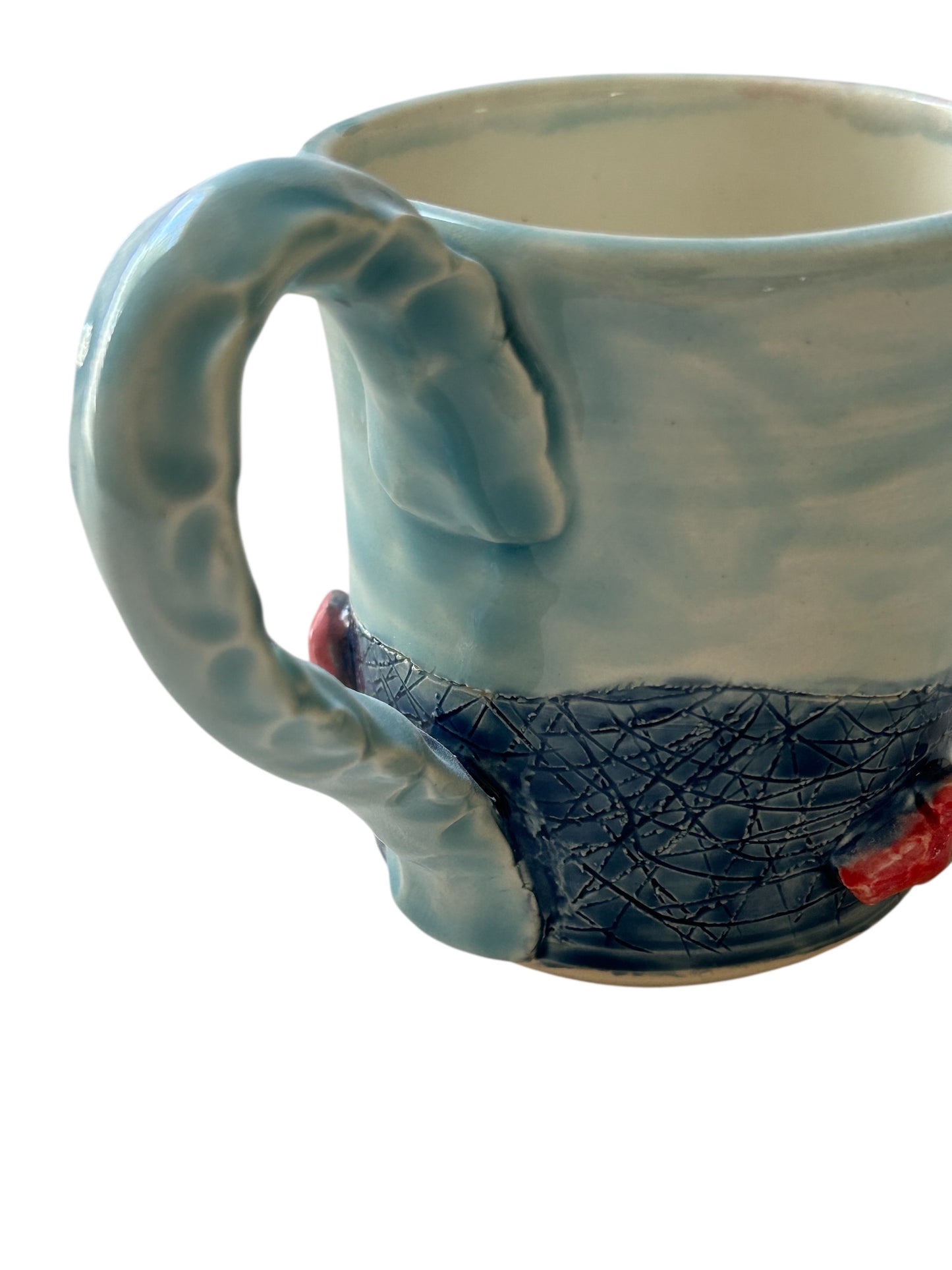 Sculpture Mug #4 with Fresh Catch Design