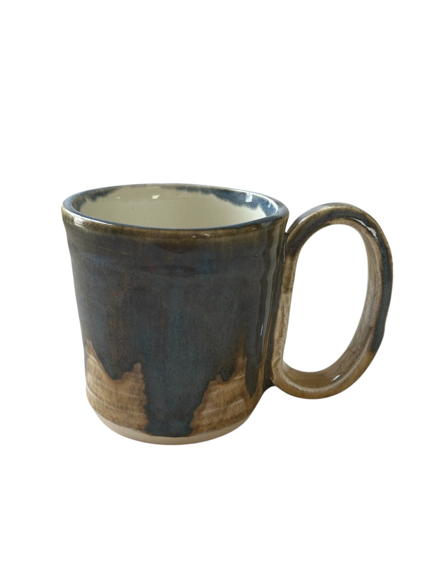 Wheel-Thrown Sea and Sand Mug #5