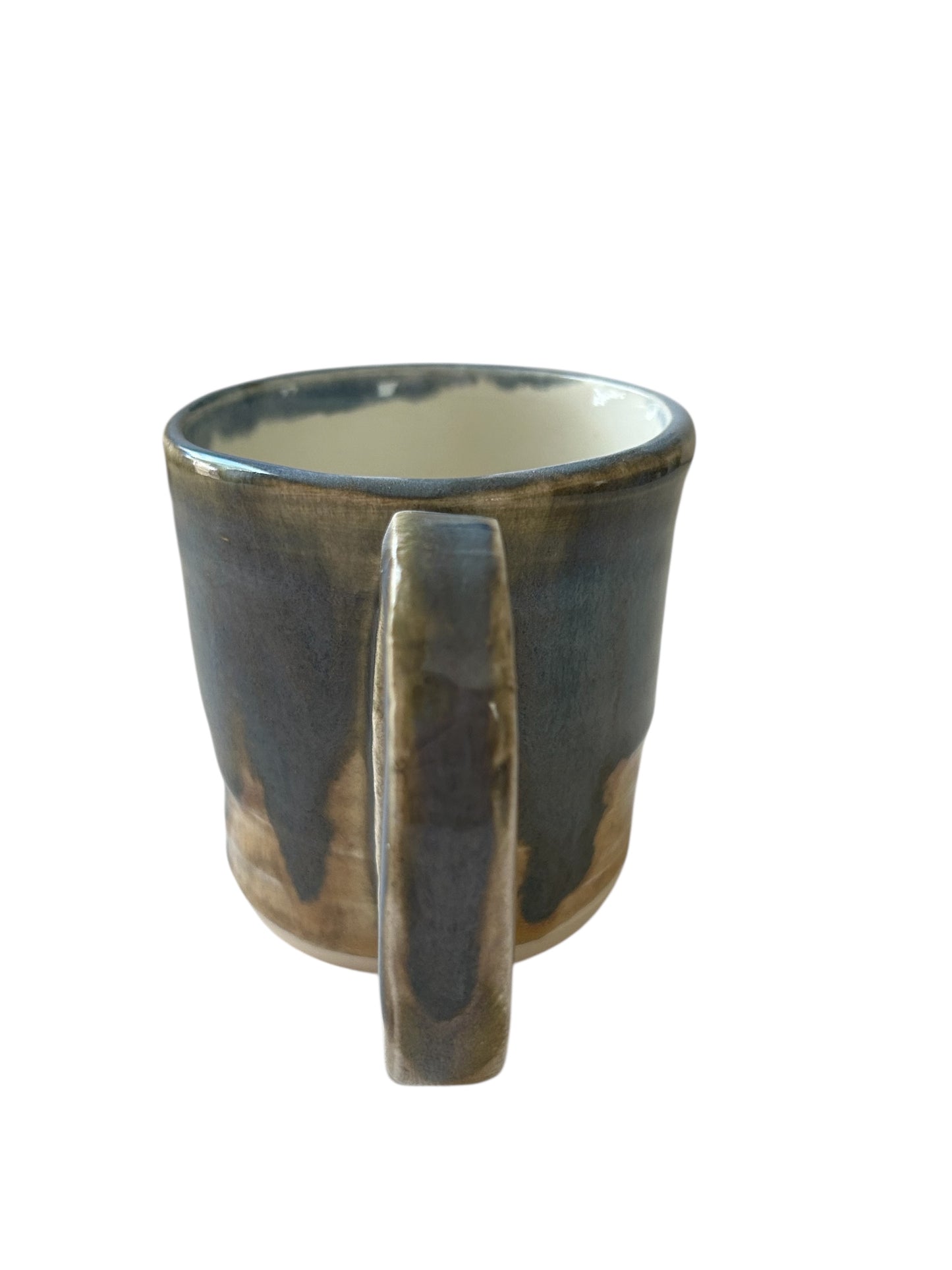 Wheel-Thrown Sea and Sand Mug #5