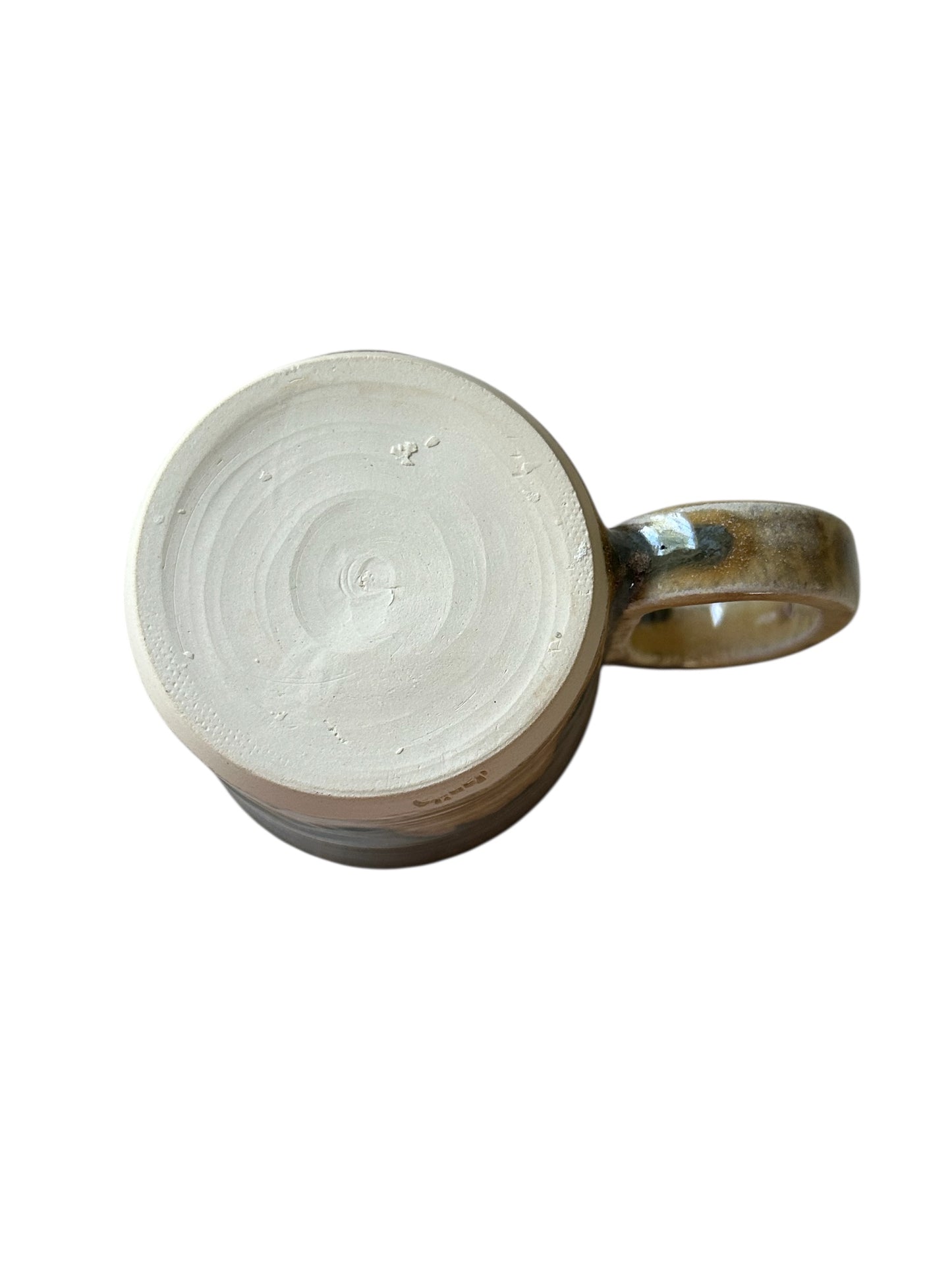 Wheel-Thrown Sea and Sand Mug #5
