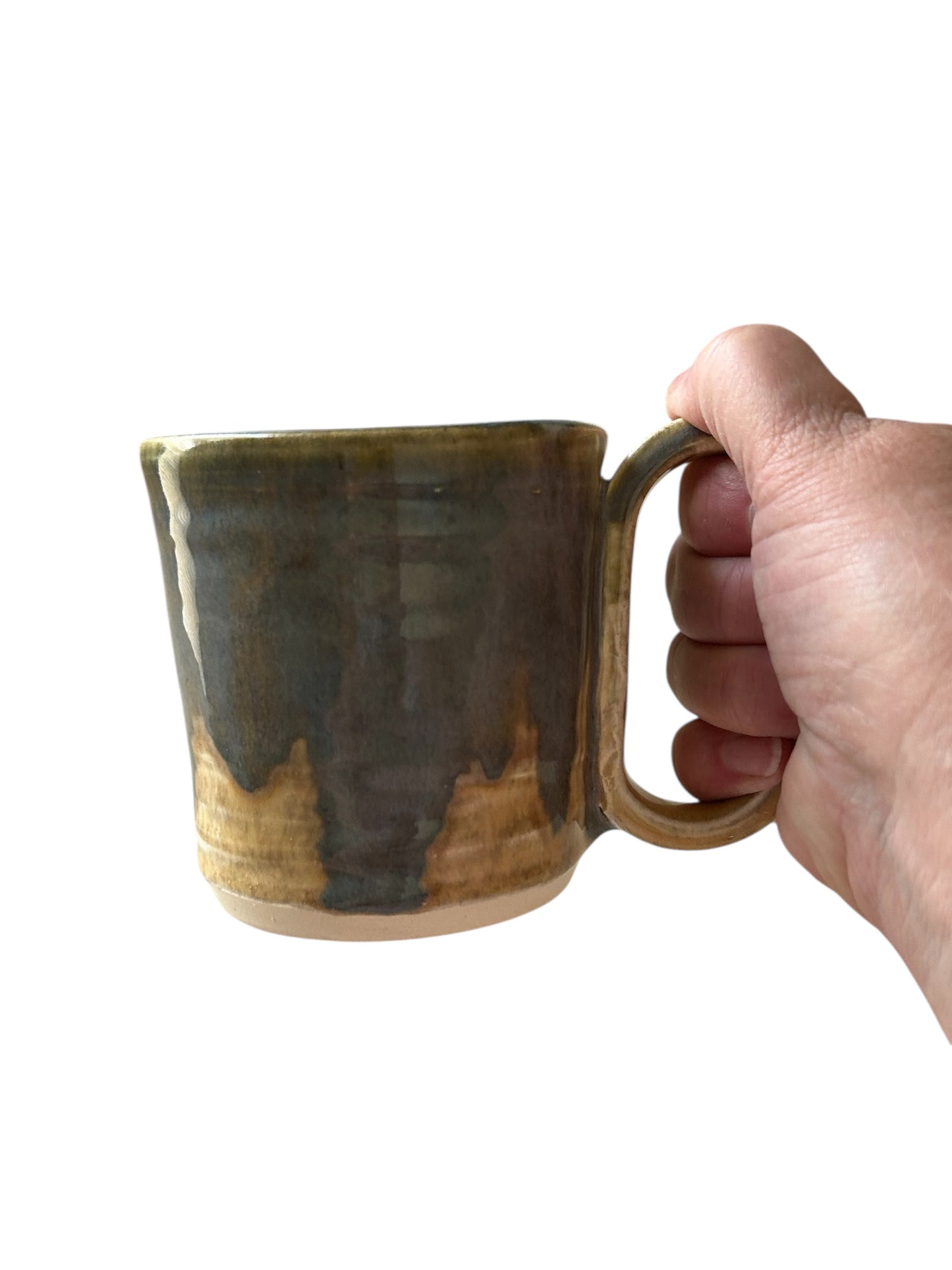 Wheel-Thrown Sea and Sand Mug #5