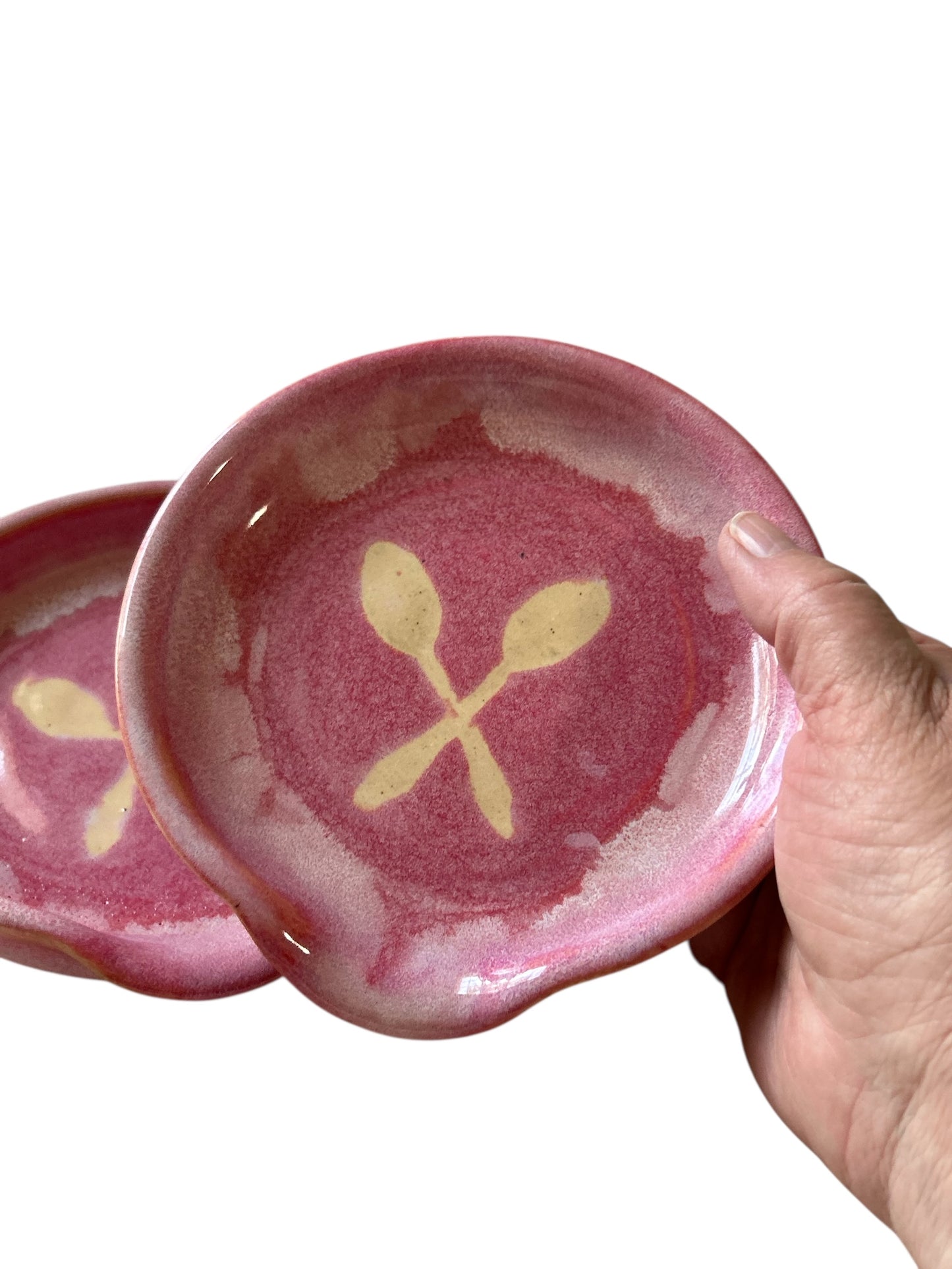 Spoon Rest #4 in Rose Blossom