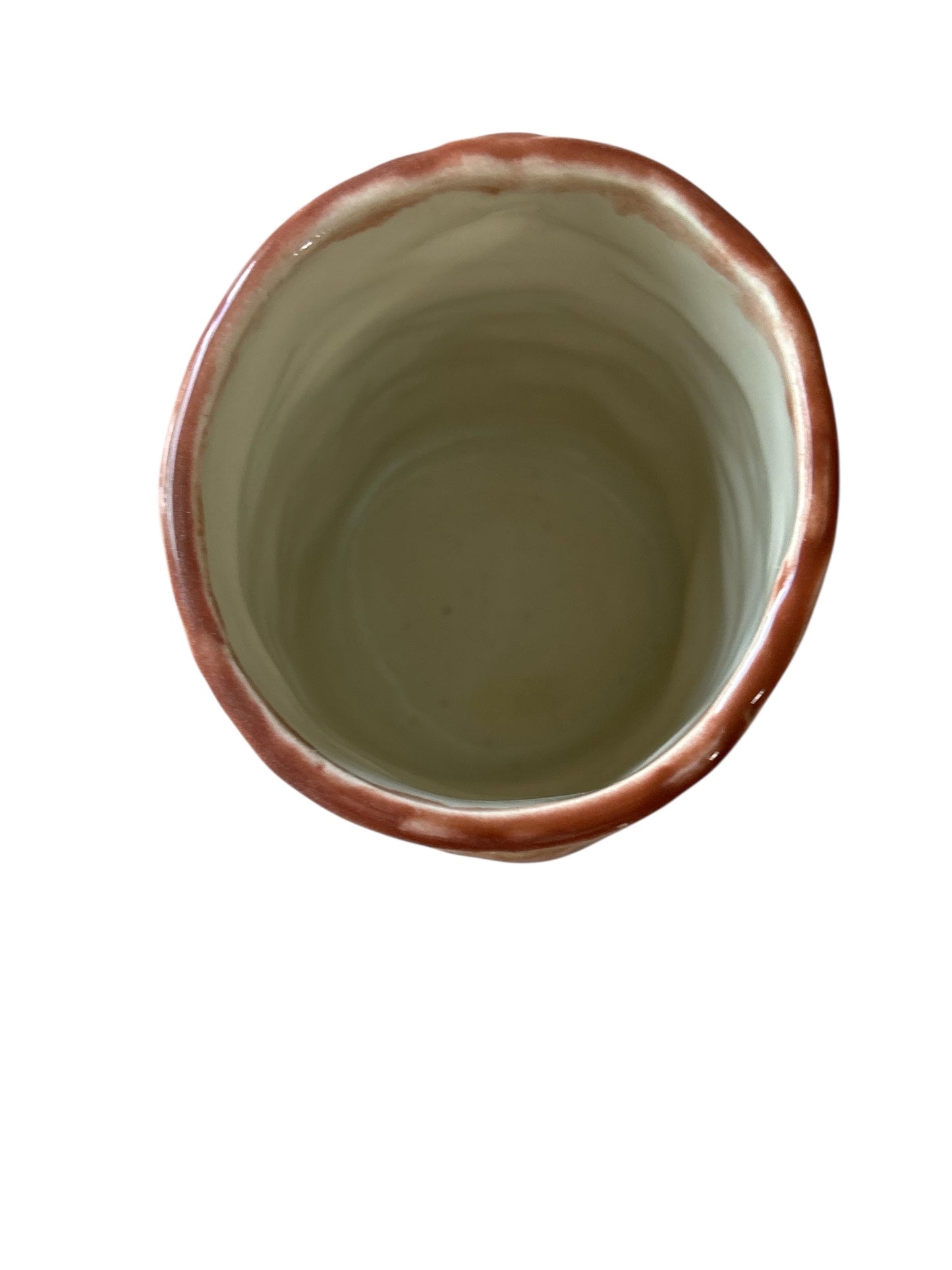 Kitchen Utensil Holder #15 with Sprigged Shells Banner Design