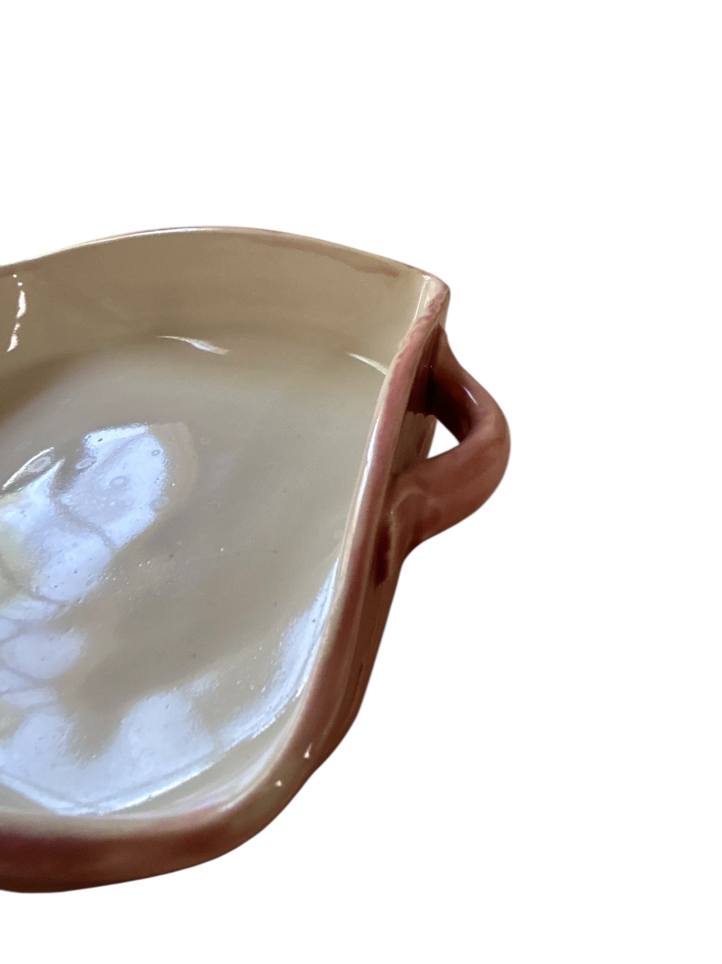 Wheel-Thrown Brownie Pan #40 in Transparent Plum
