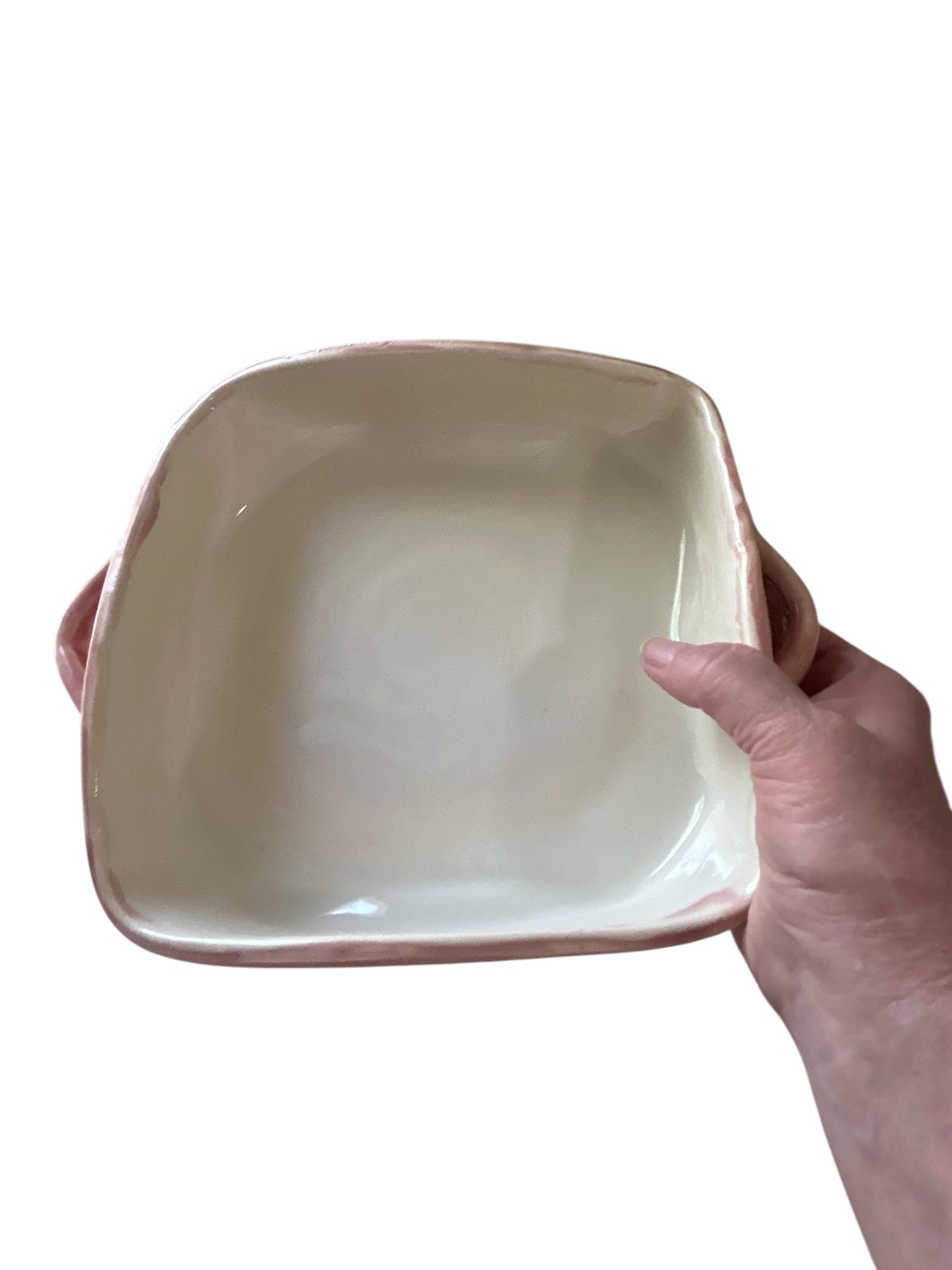 Wheel-Thrown Brownie Pan #40 in Transparent Plum
