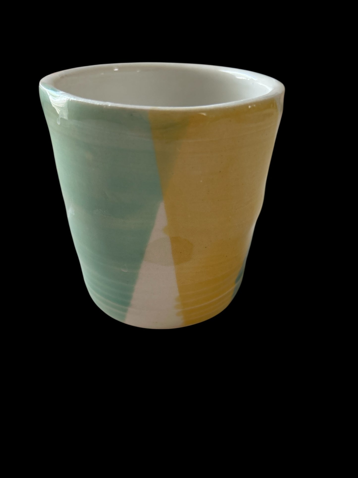 Complete Dinnerware Set for One #9 with Carved and Multicolor Rim