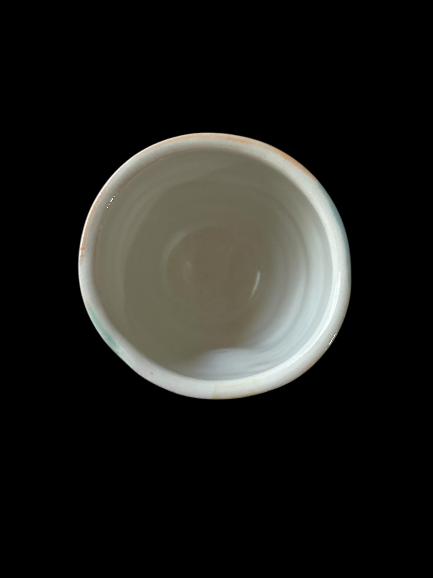 Complete Dinnerware Set for One #9 with Carved and Multicolor Rim