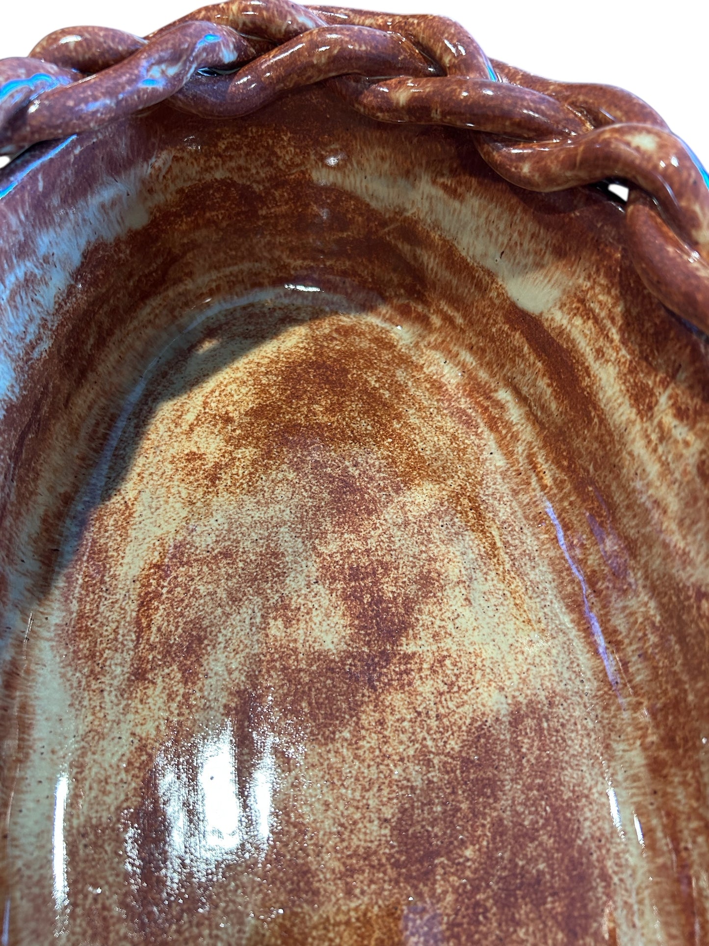 Restaurant-Style Coiled Bread Basket #1 with Braided Rim